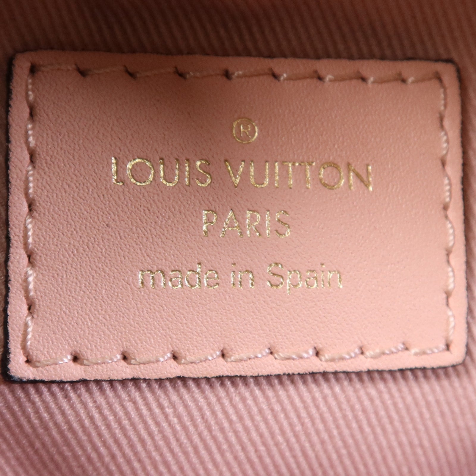 LOUIS VUITTON Monogram Saintonge金扣肩背袋