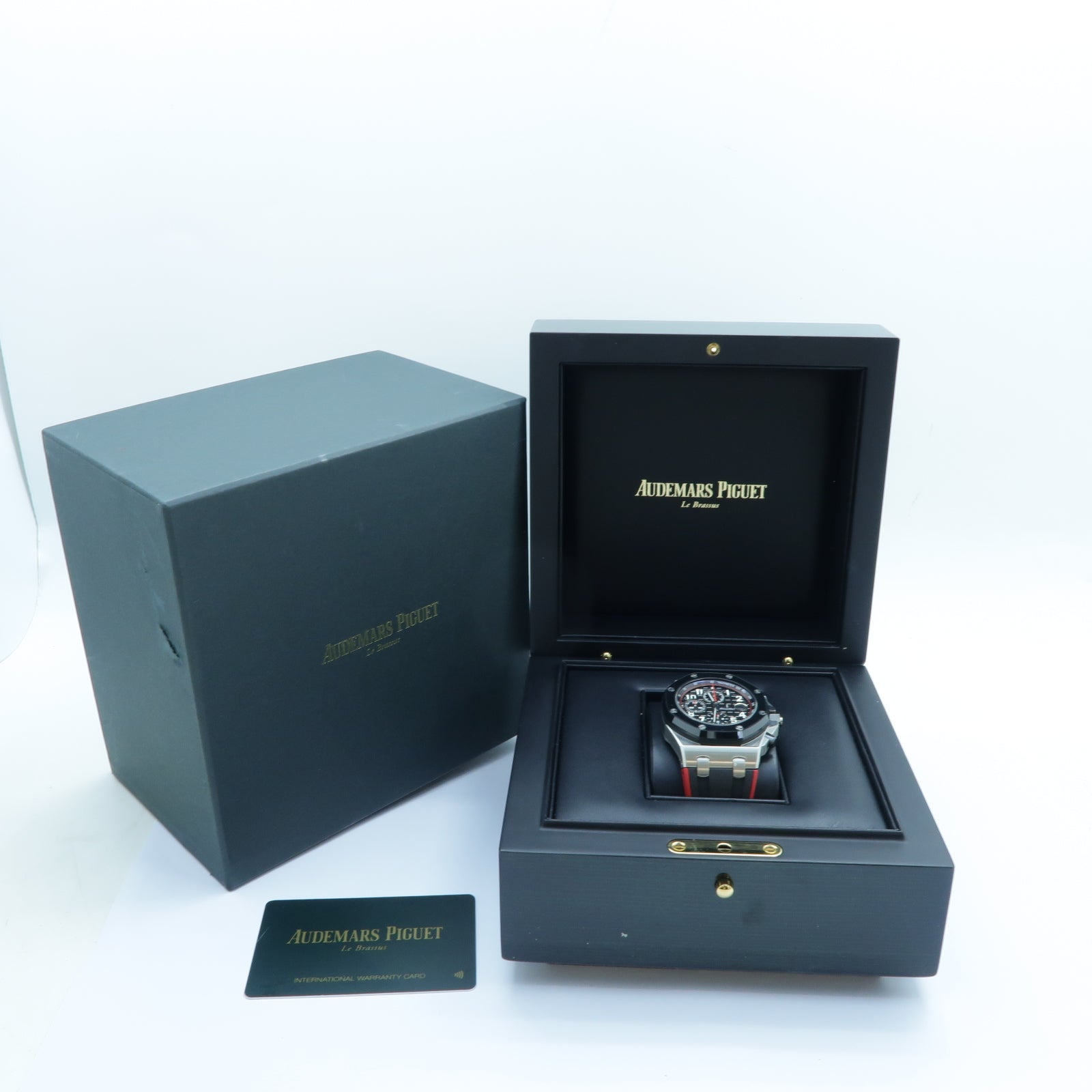 AUDEMARS PIGUET Royal Oak Offshore不鏽鋼/橡膠手錶自動機芯黑色