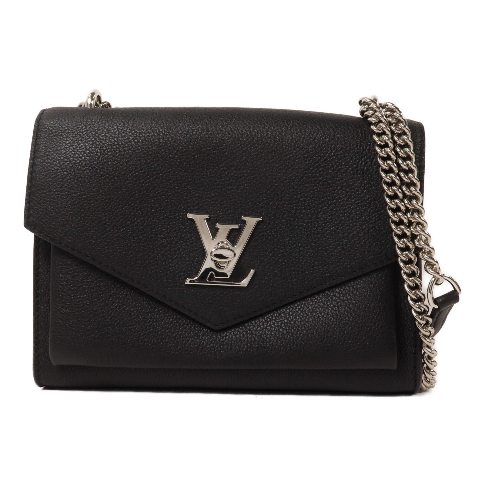 LOUIS VUITTON 牛皮皮革Mylockme鏈帶肩背袋