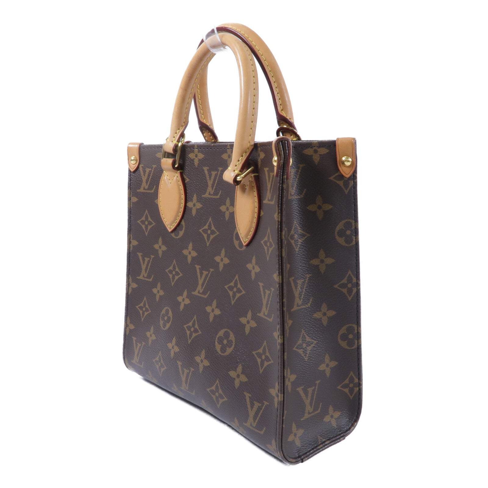 LOUIS VUITTON Monogram Sac Plat BB手挽肩背兩用袋