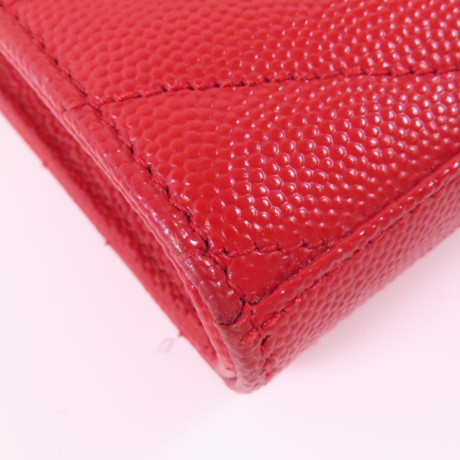 SAINT LAURENT 牛皮皮革Cassandre Envelope金扣肩背袋