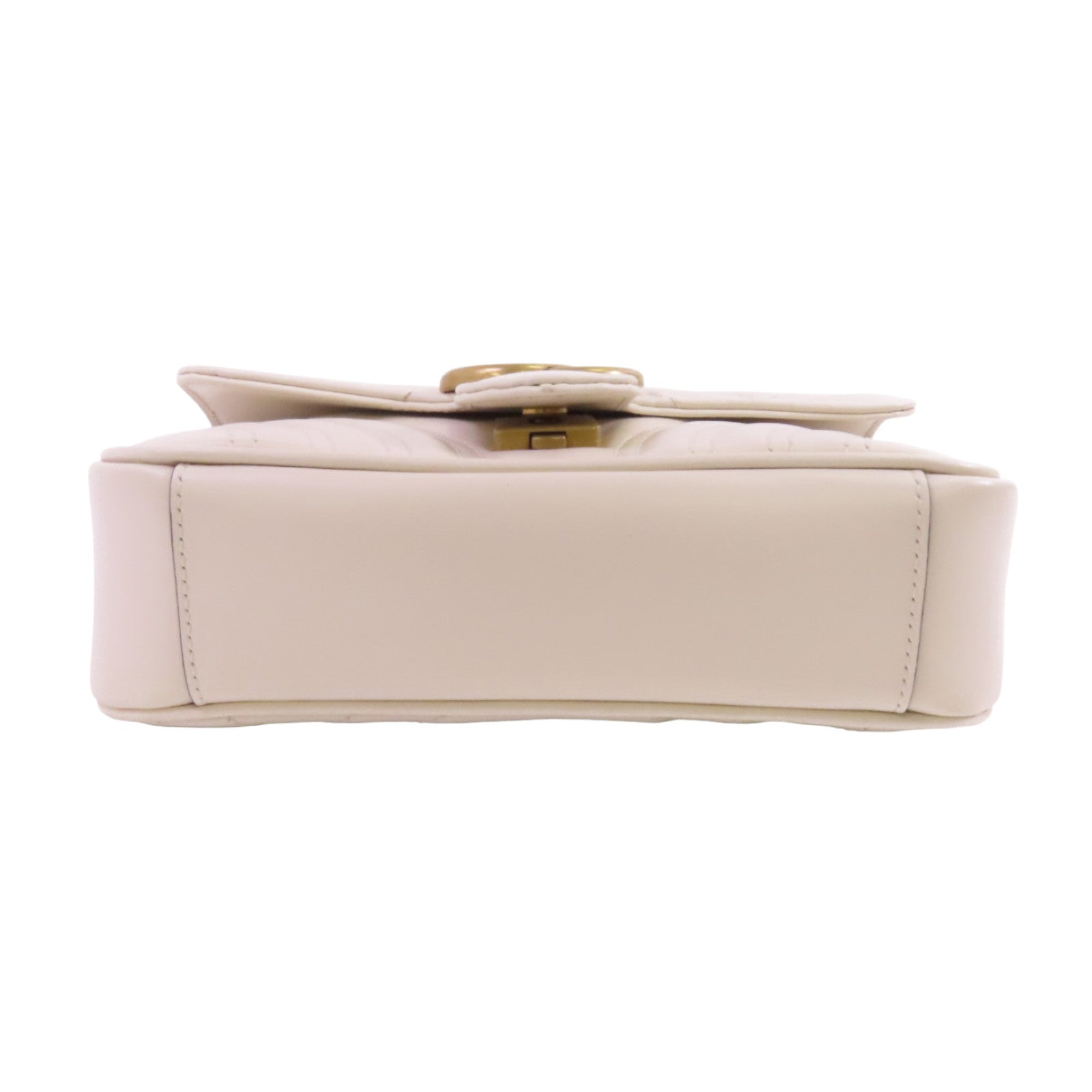 GUCCI 牛皮皮革GG Marmont金扣鏈帶肩背袋