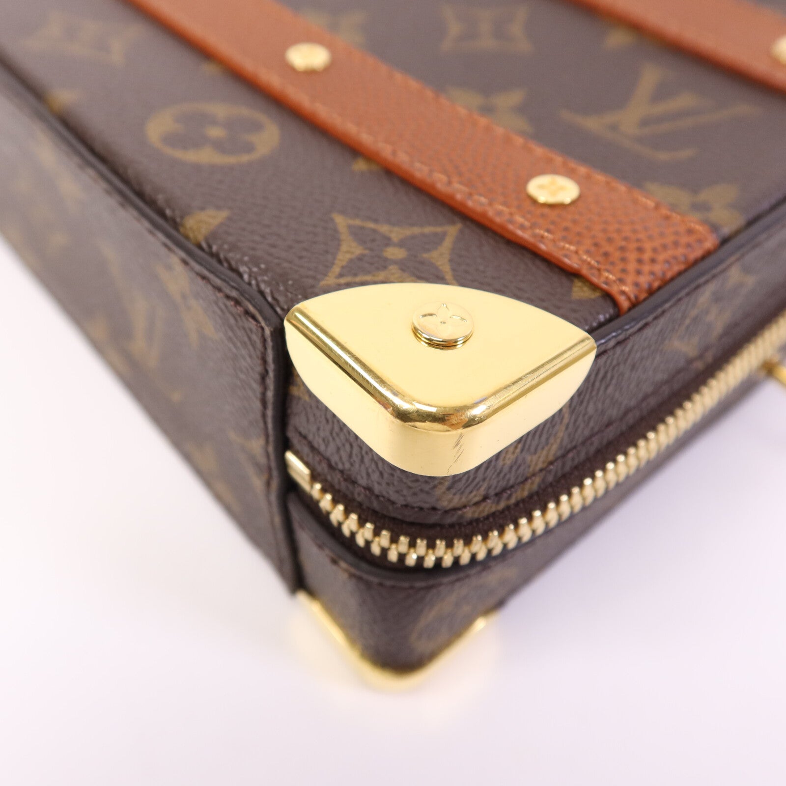 LOUIS VUITTON 【激減優惠】Monogram LV x NBA Handle Soft Trunk金扣手挽肩背兩用袋