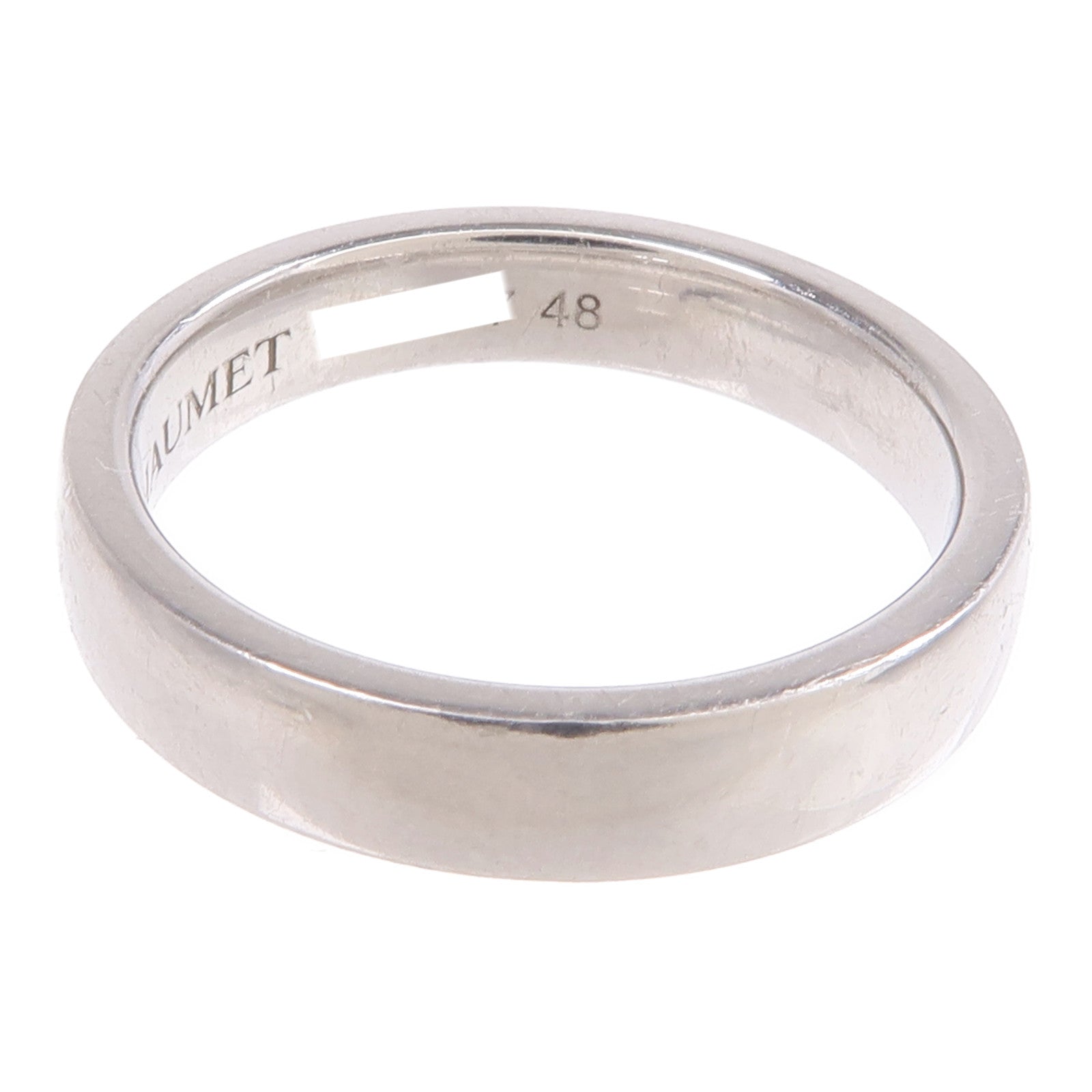 Chaumet PT950鉑金Rubans Wedding Band鑽石戒指