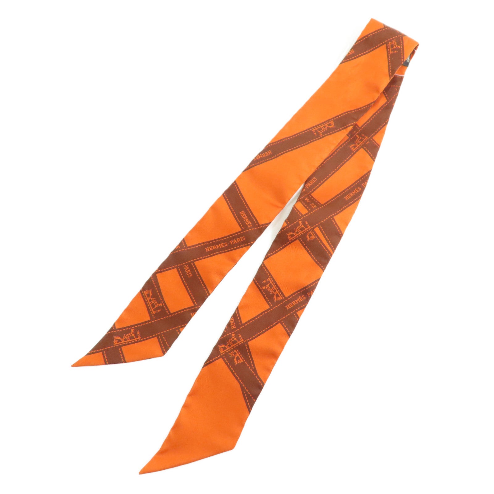HERMES 絲質Twilly絲巾