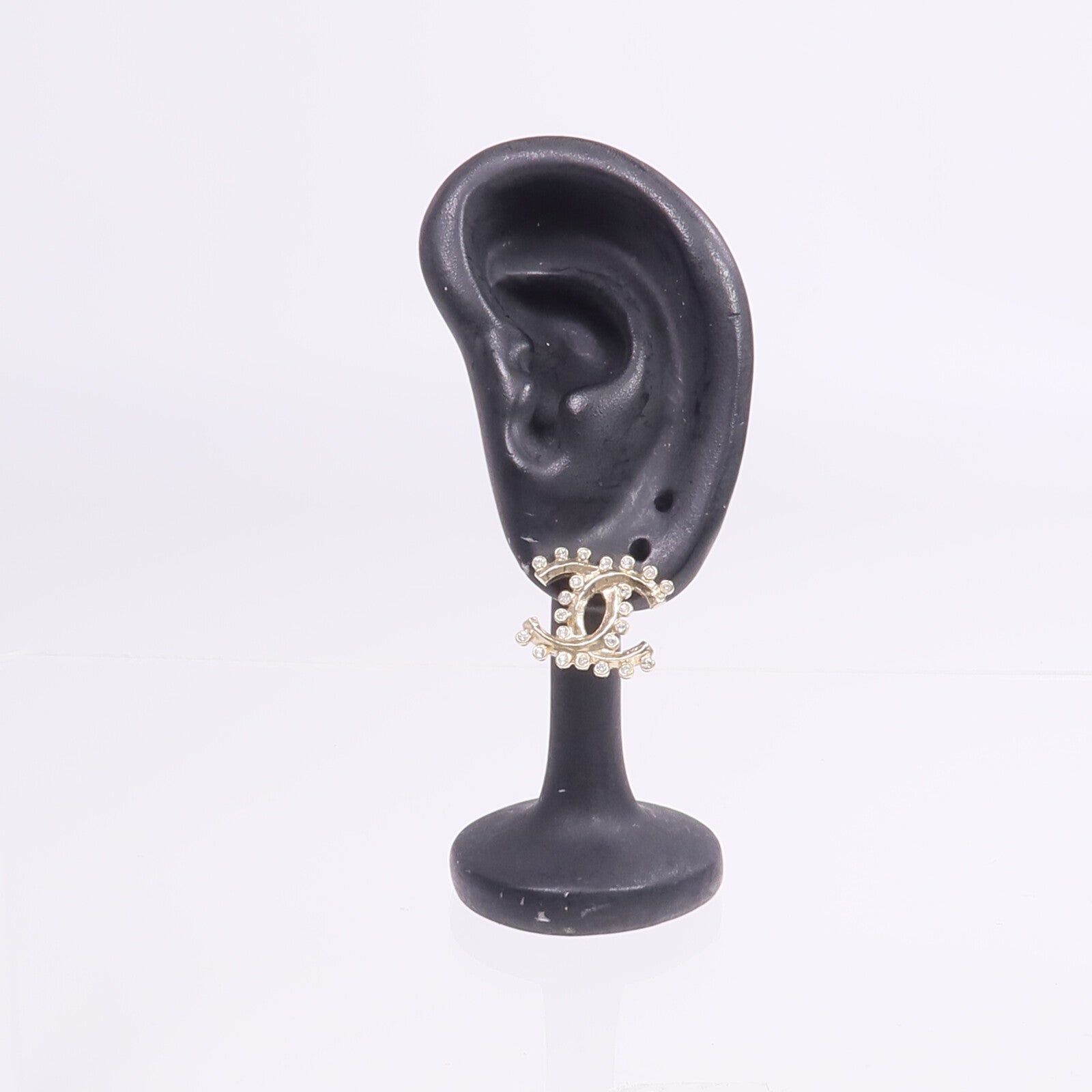 CHANEL 金屬Earrings金扣耳環