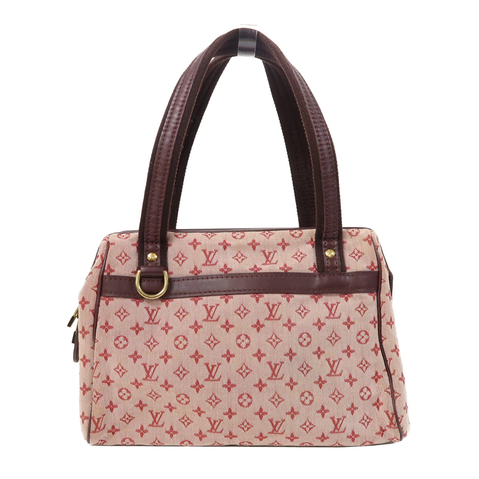 LOUIS VUITTON 【激減優惠】Monogram Mini Josephine PM金扣手挽袋粉紅色