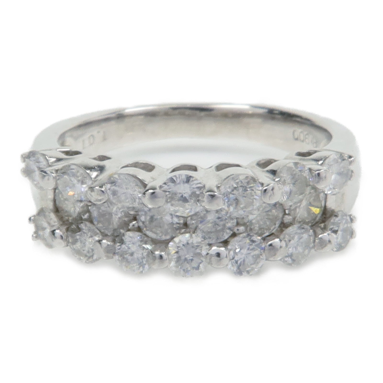 JEWELRY PT900鉑金Diamond Ring鑽石戒指US#4.5