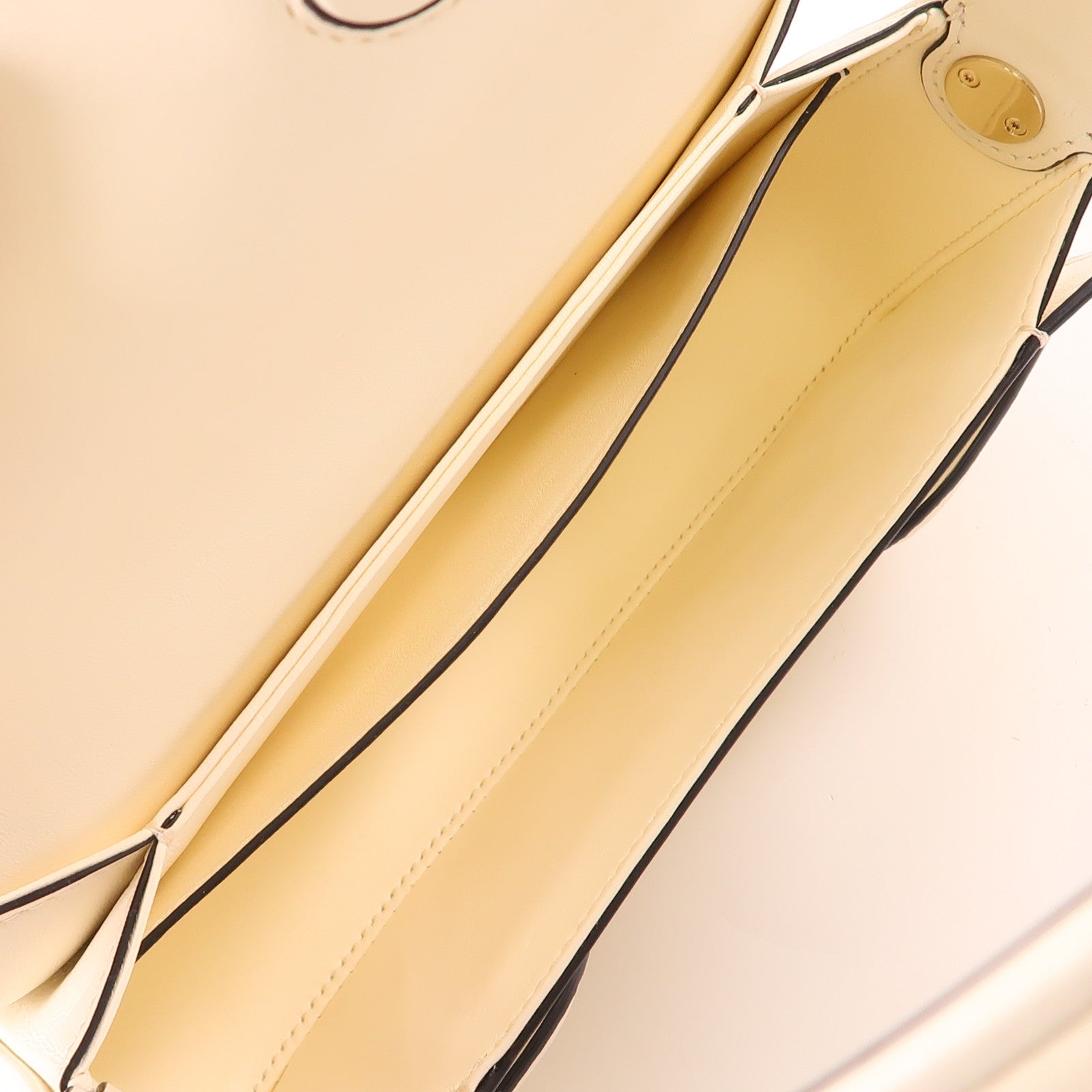 Valentino 【激減優惠】牛皮皮革2 Way Shoulder金扣手挽肩背兩用袋