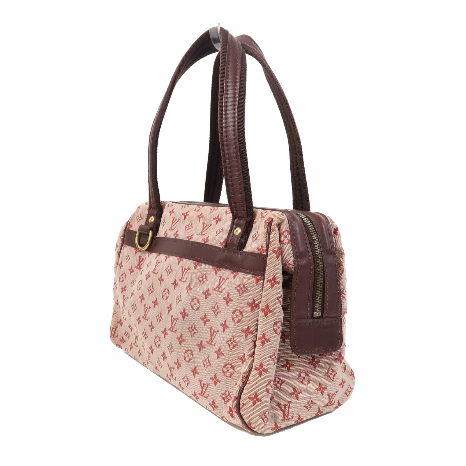 LOUIS VUITTON 【激減優惠】Monogram Mini Josephine PM金扣手挽袋粉紅色