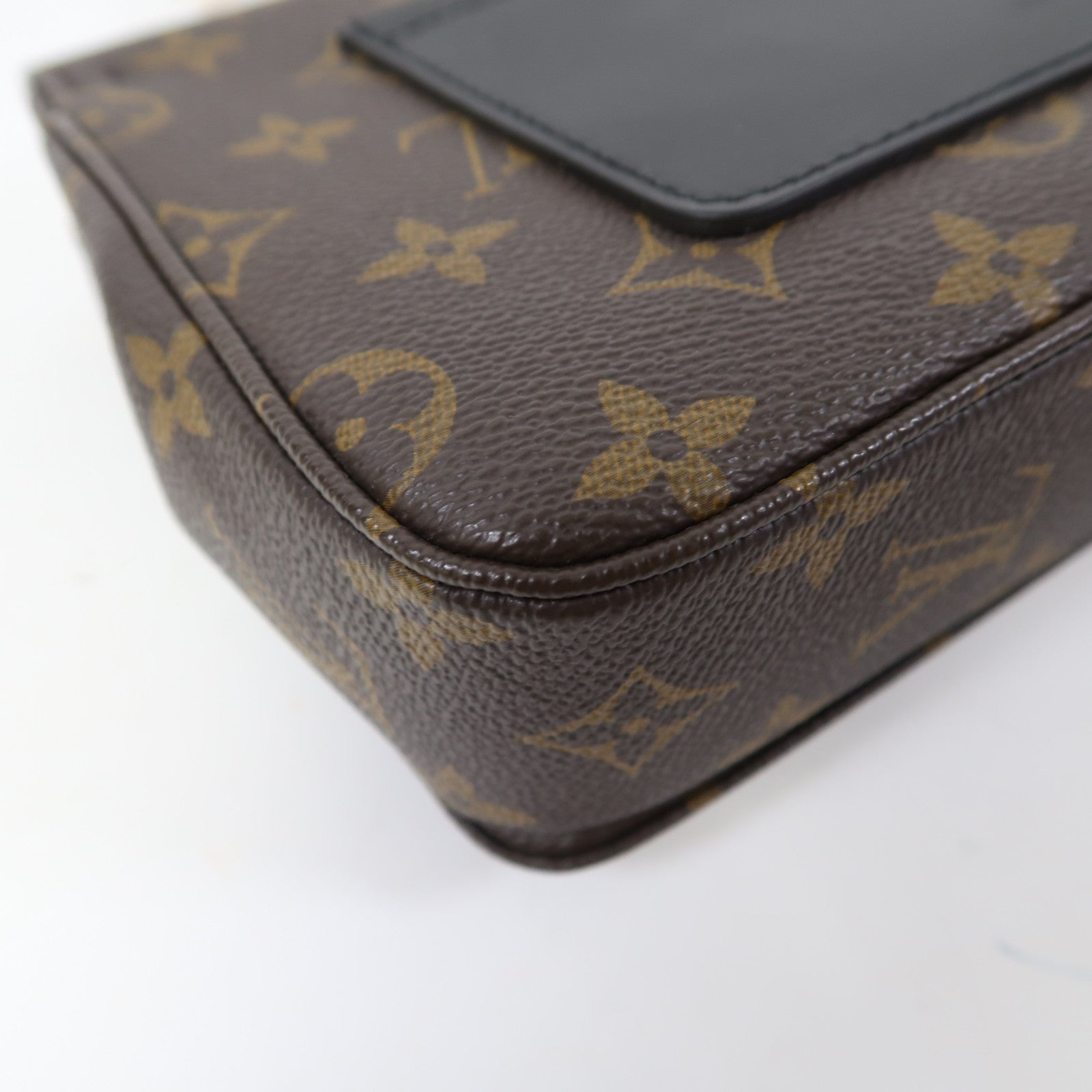 LOUIS VUITTON Monogram Marceau金扣鏈帶肩背袋啡色