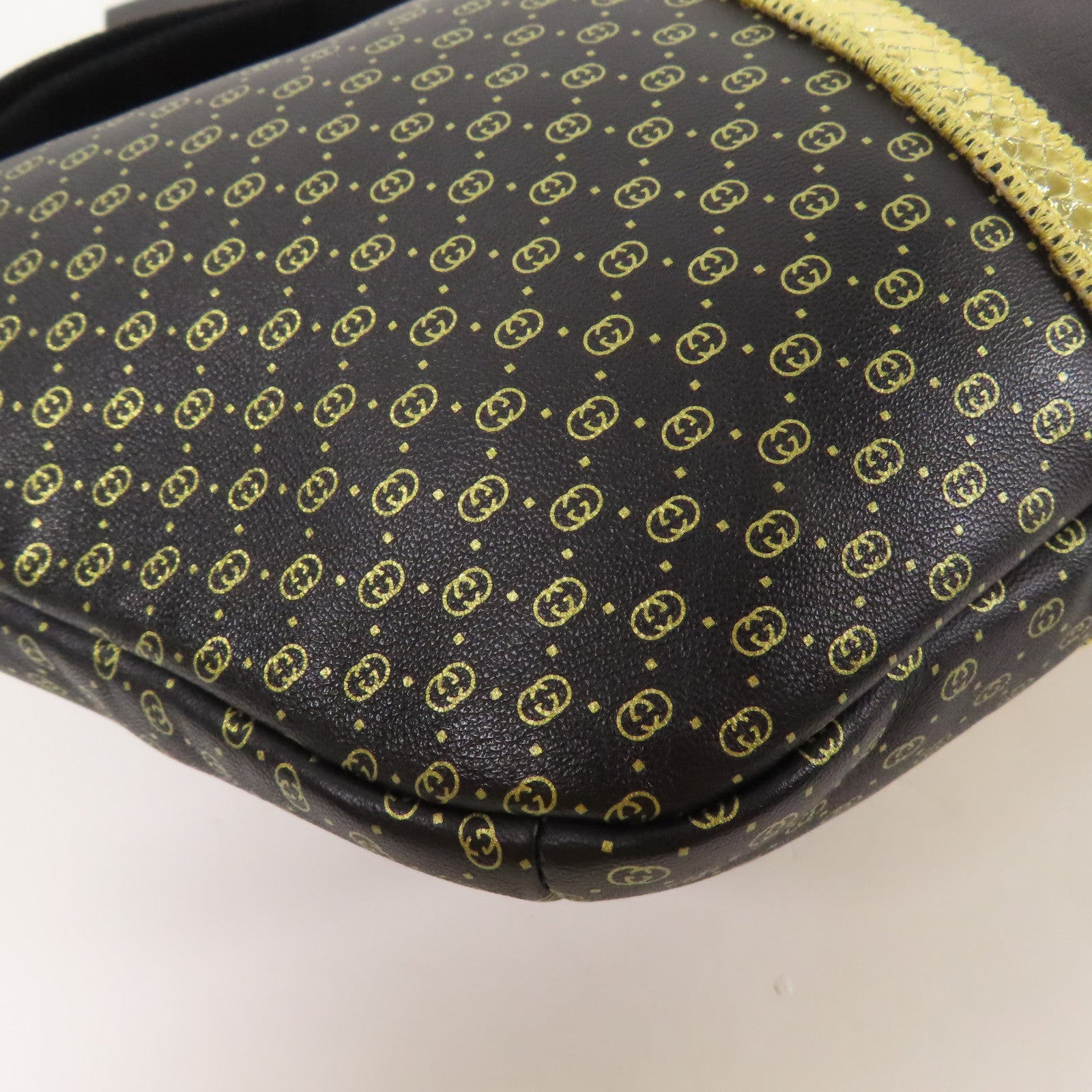 GUCCI 皮革DAPPER DAN腰包