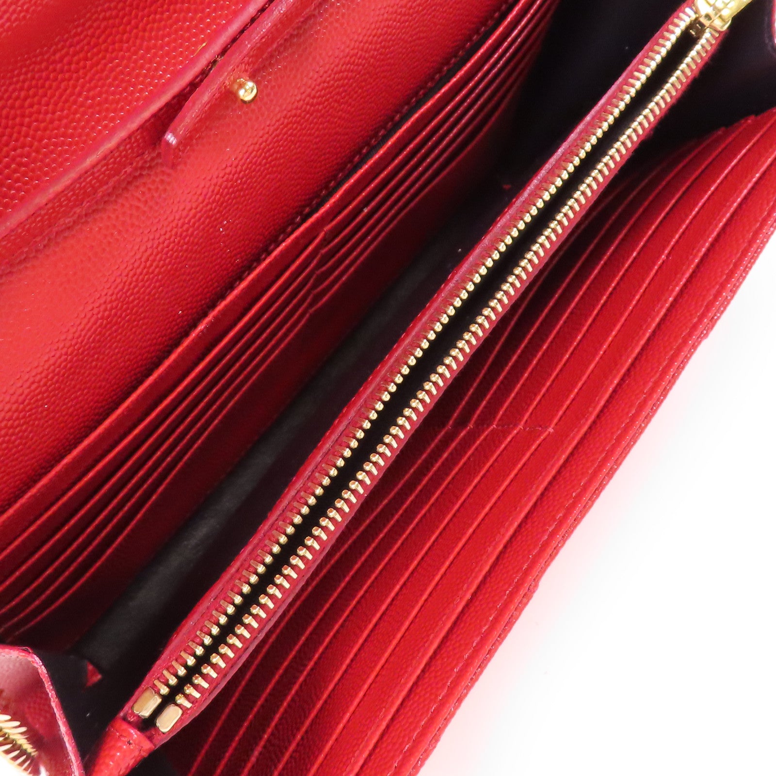 SAINT LAURENT 牛皮皮革Cassandre Envelope金扣肩背袋