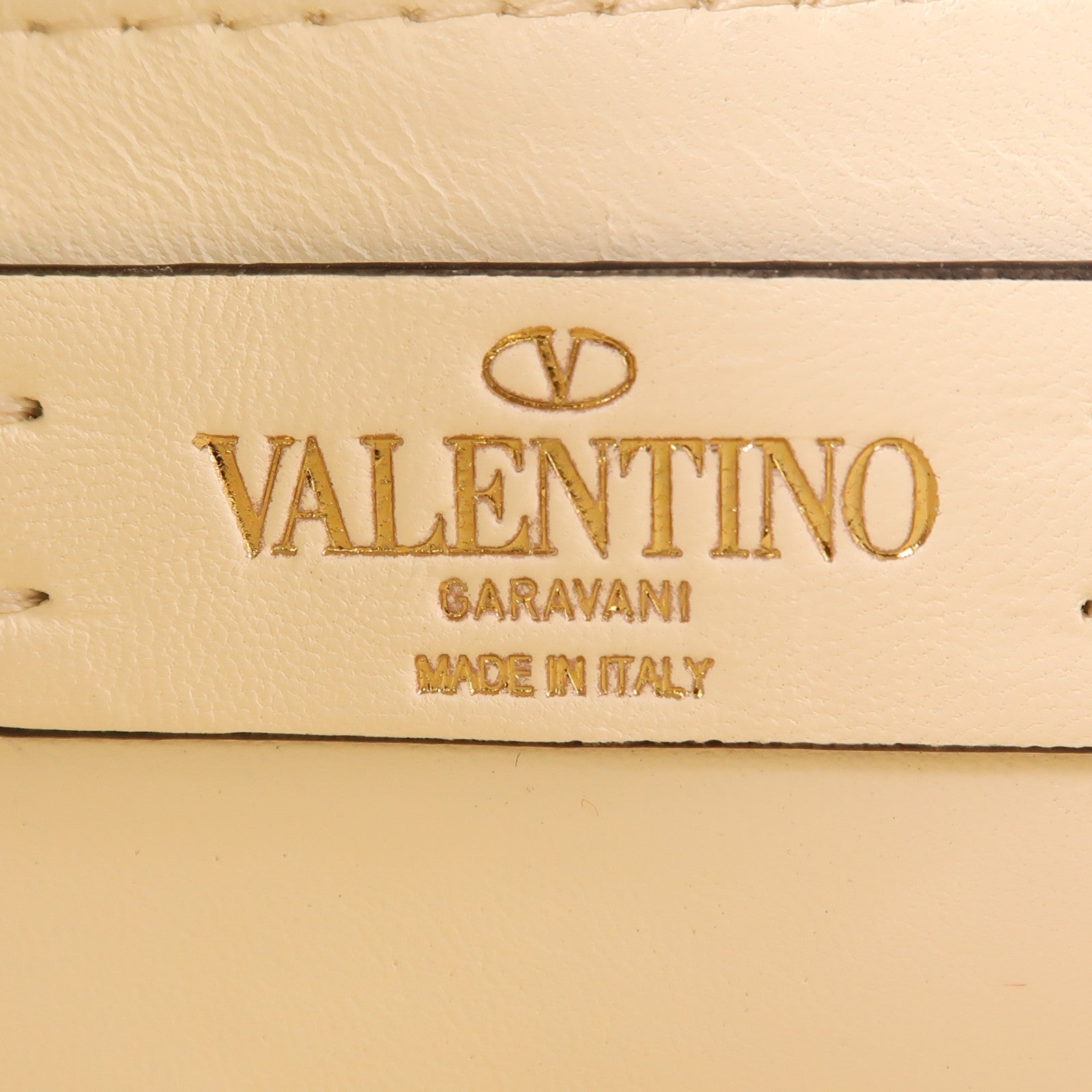 Valentino 【激減優惠】牛皮皮革2 Way Shoulder金扣手挽肩背兩用袋