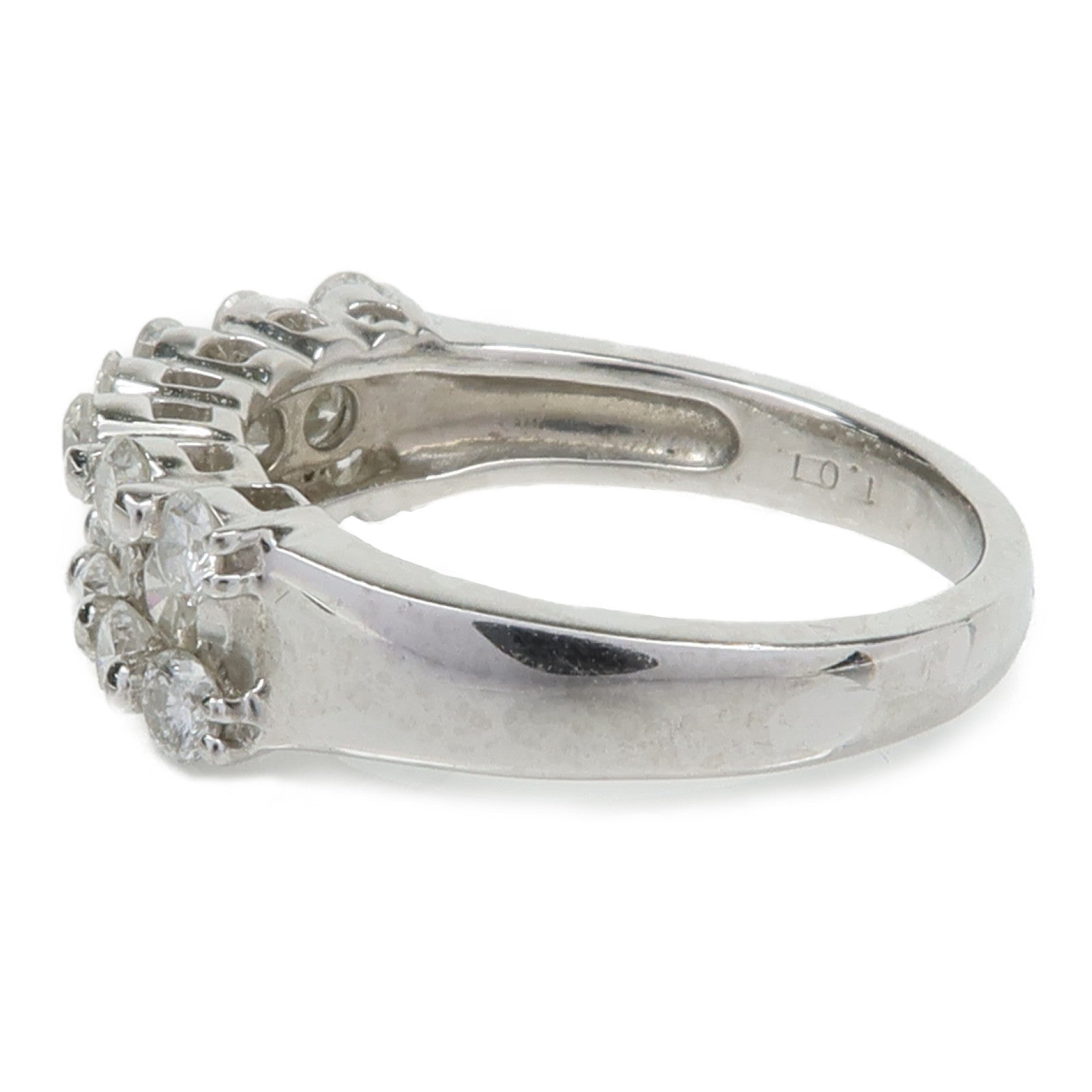 JEWELRY PT900鉑金Diamond Ring鑽石戒指US#4.5