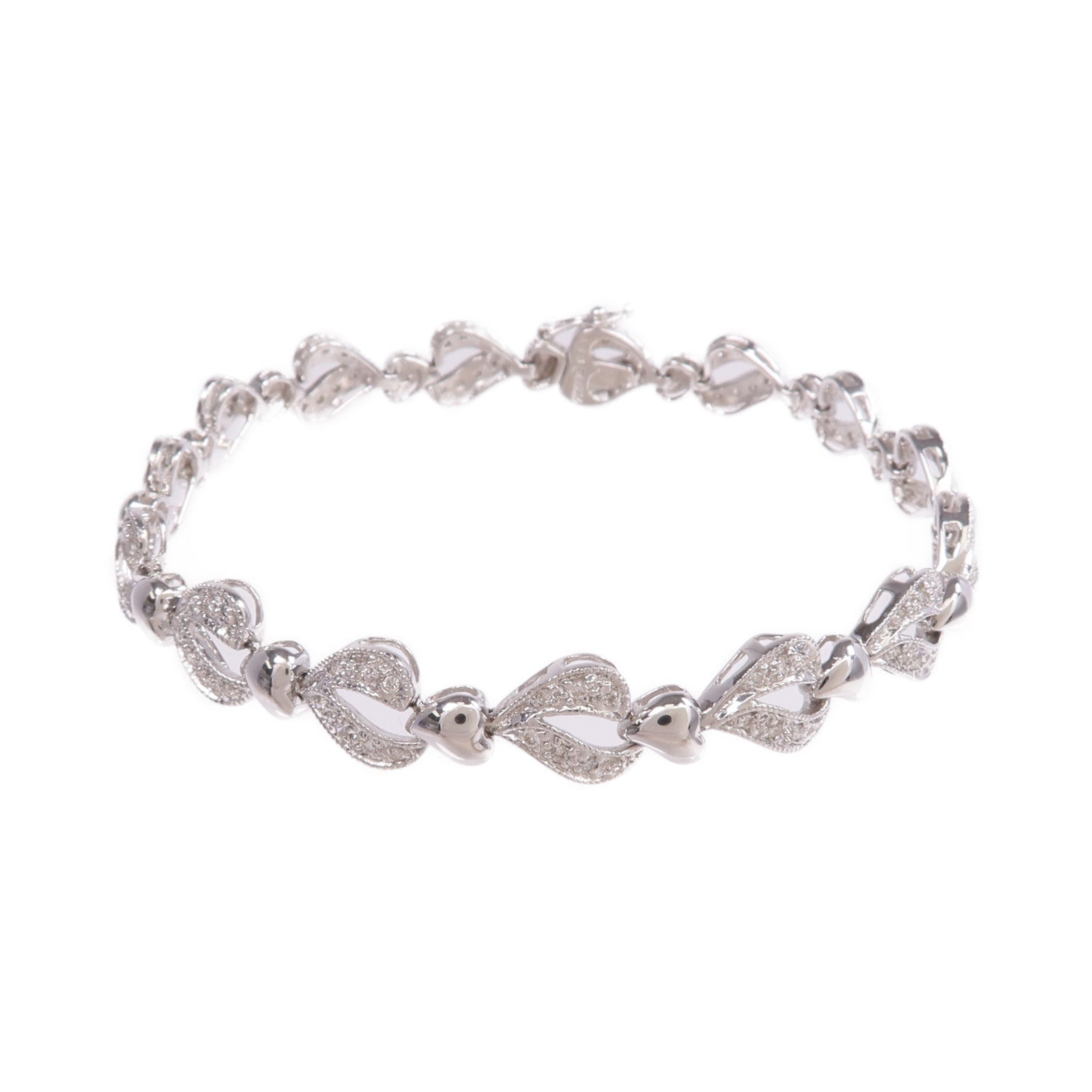 JEWELRY 【激減優惠】18K白金Diamond Bracelet鑽石手鏈