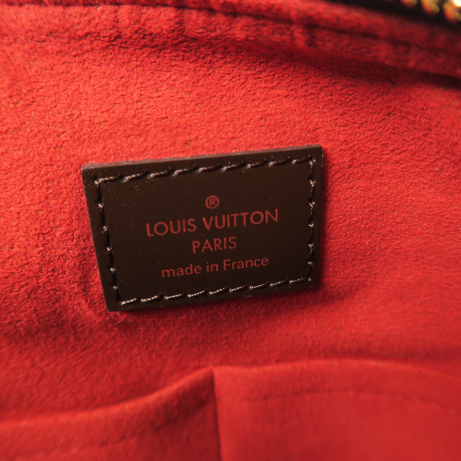 LOUIS VUITTON Damier Evora MM金扣手挽肩背兩用袋