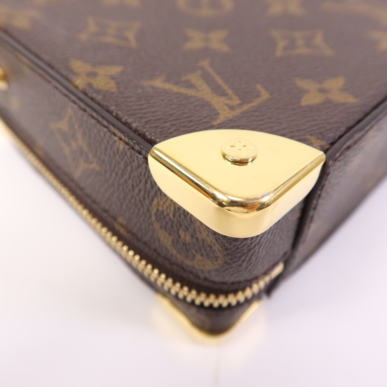 LOUIS VUITTON 【激減優惠】Monogram LV x NBA Handle Soft Trunk金扣手挽肩背兩用袋