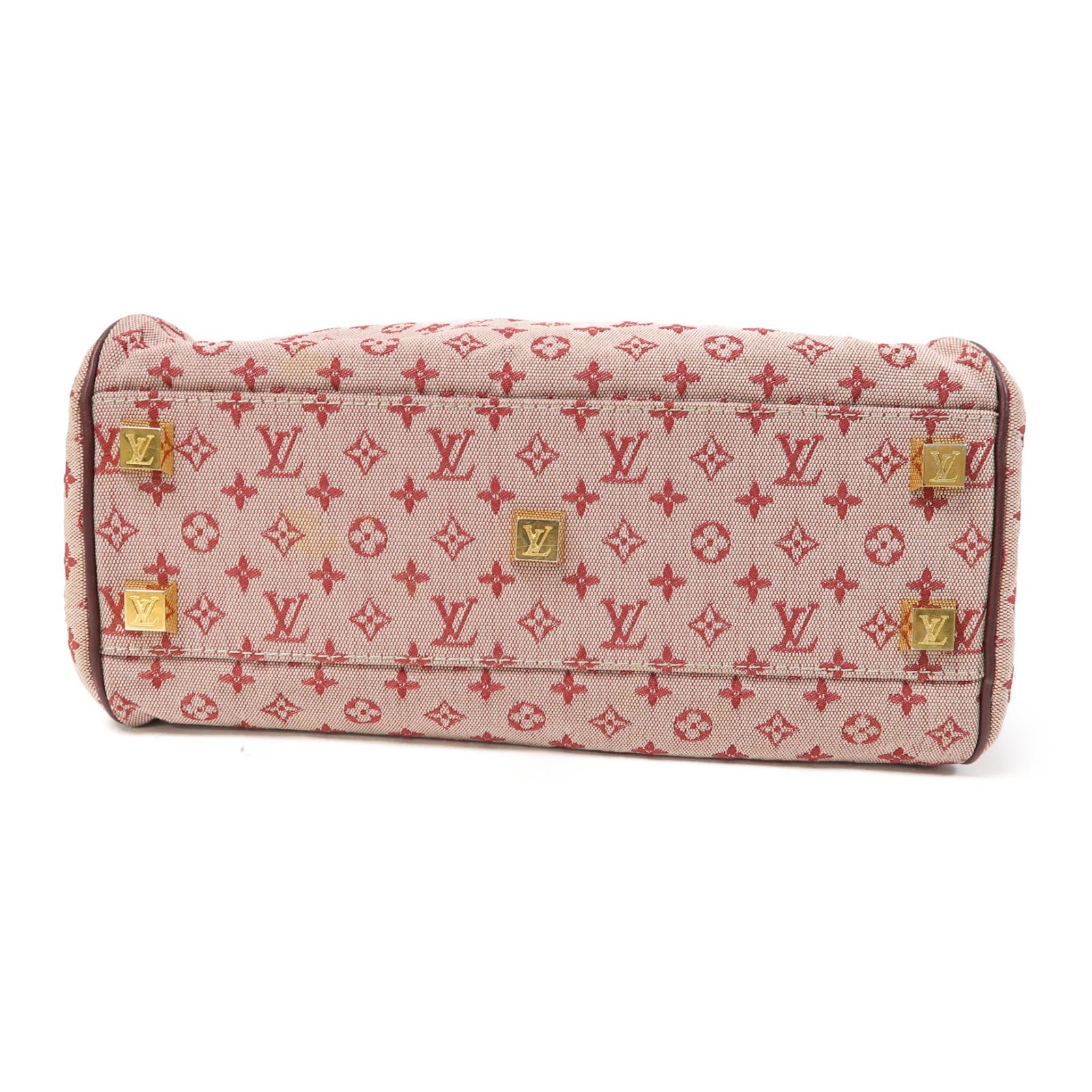 LOUIS VUITTON 【激減優惠】Monogram Mini Josephine PM金扣手挽袋粉紅色