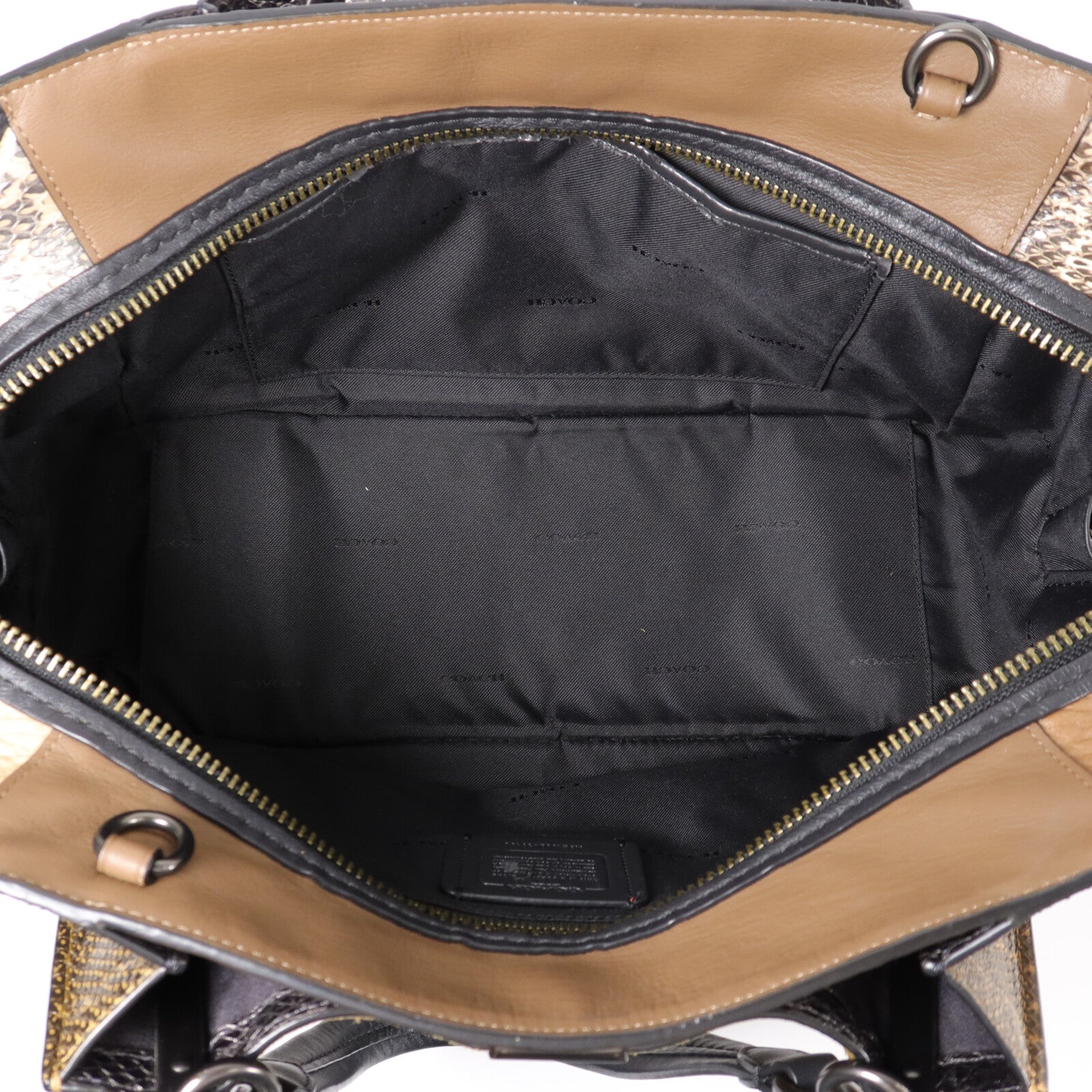 COACH Calf/Snakeskin/Suede Dreamer 36 Shoulder Bag肩背袋