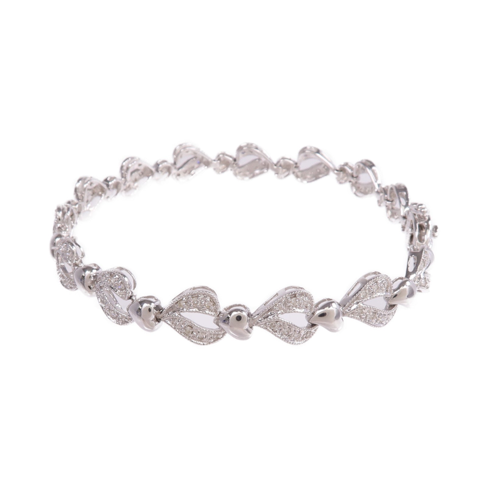 JEWELRY 【激減優惠】18K白金Diamond Bracelet鑽石手鏈