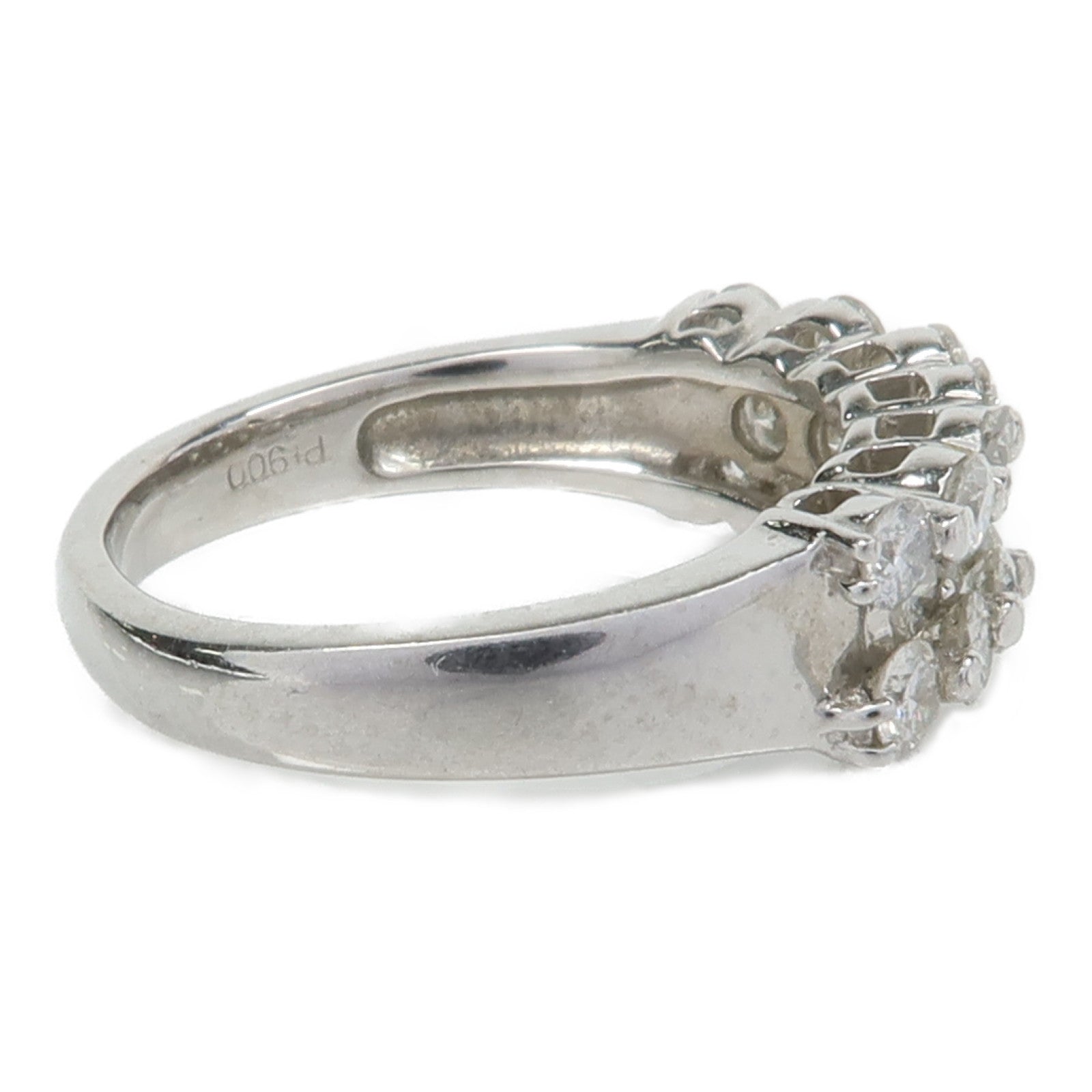 JEWELRY PT900鉑金Diamond Ring鑽石戒指US#4.5