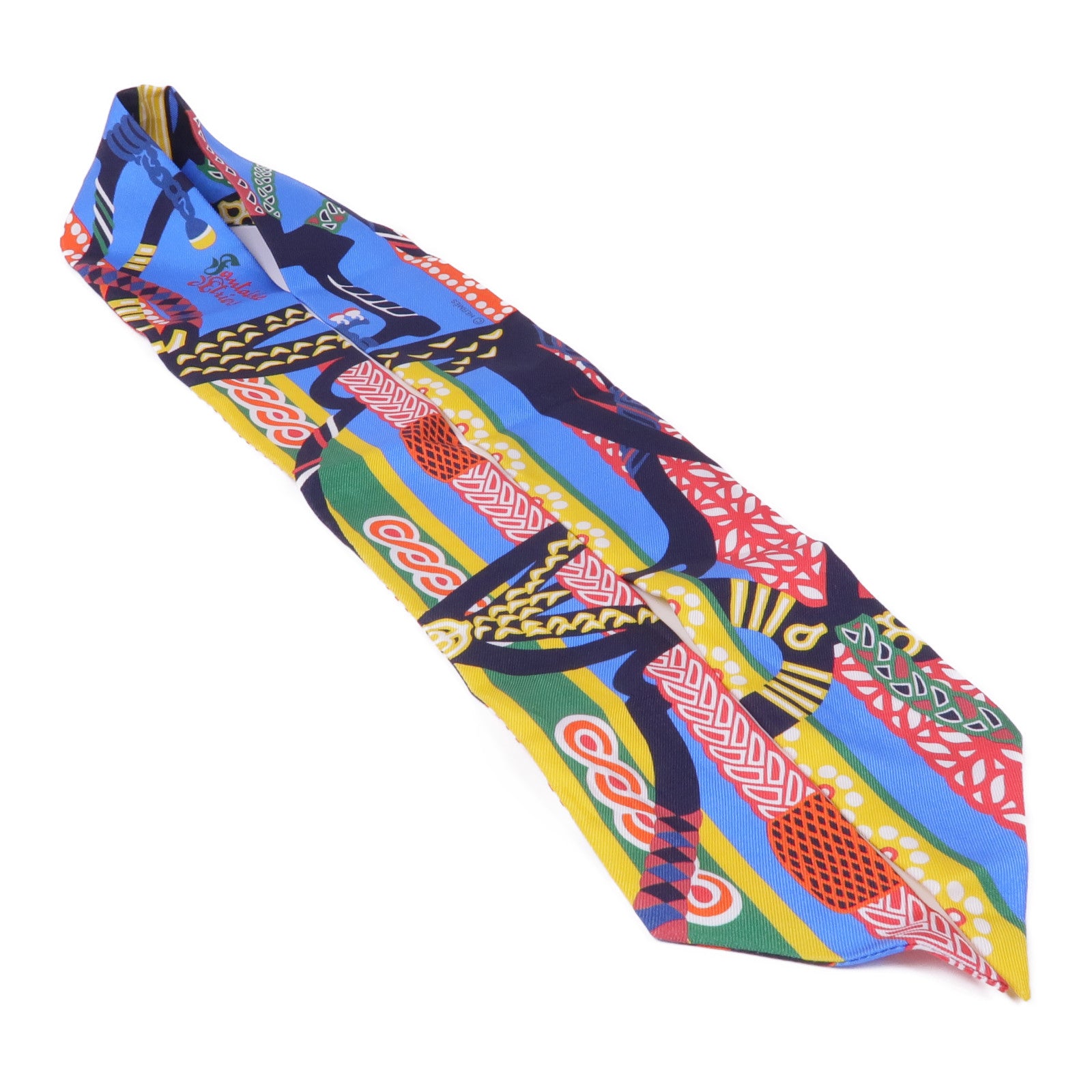 HERMES 絲質Twilly絲巾