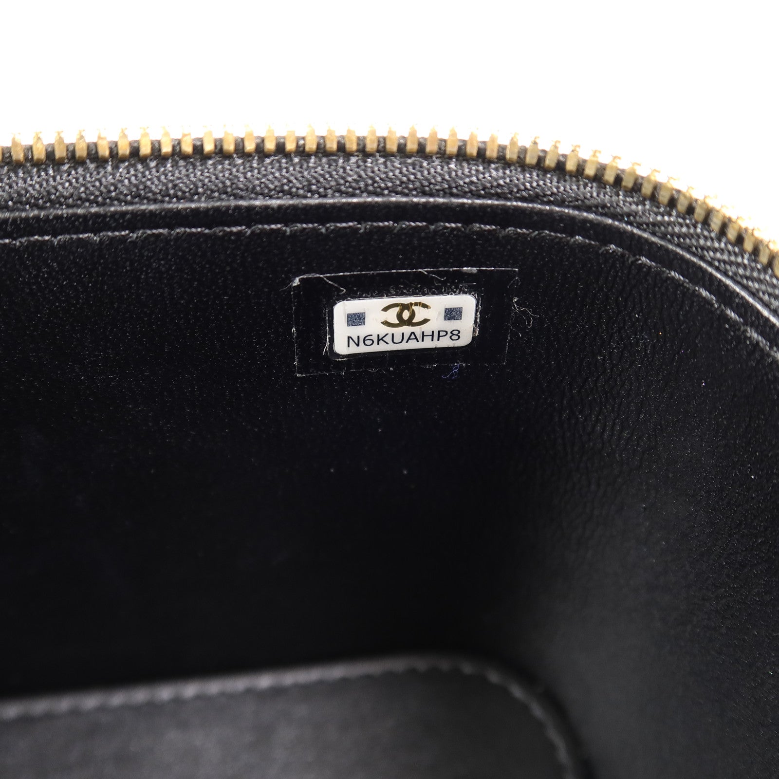 CHANEL 羊皮皮革Vanity Case鏈帶肩背袋
