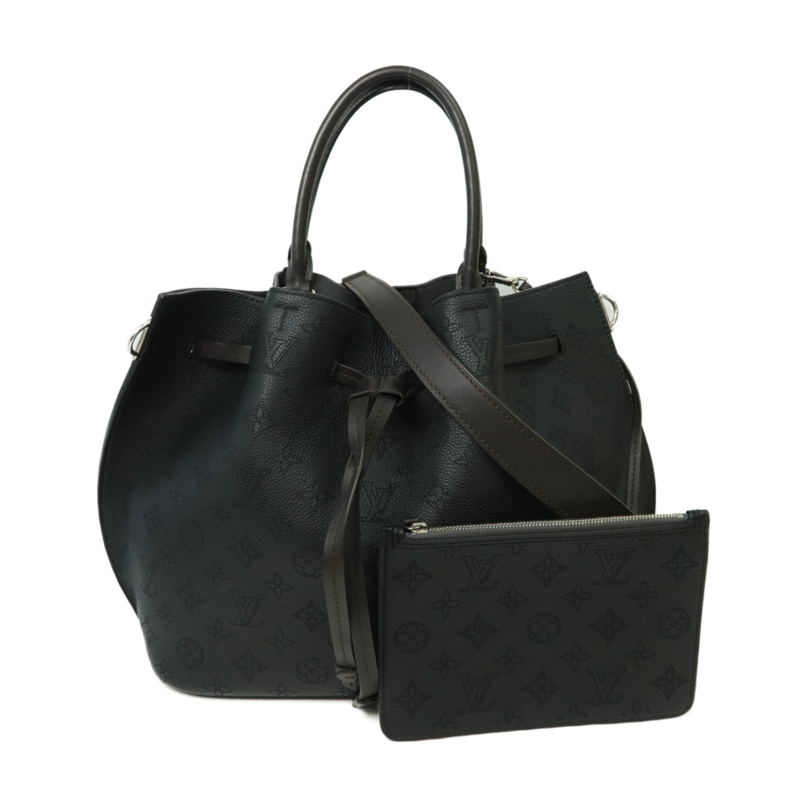 LOUIS VUITTON 【激減優惠】Mahina Giorlata銀扣手挽肩背兩用袋黒色