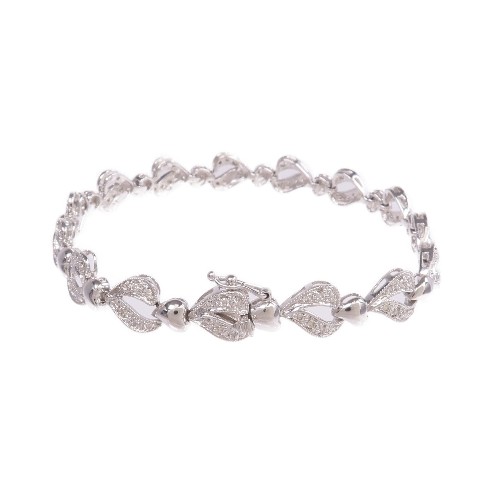 JEWELRY 【激減優惠】18K白金Diamond Bracelet鑽石手鏈