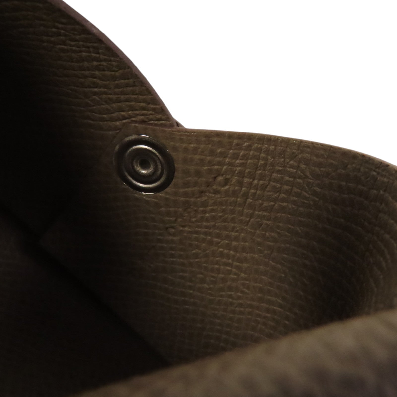 HERMES Epsom皮革Calvi Card Case銀扣卡套