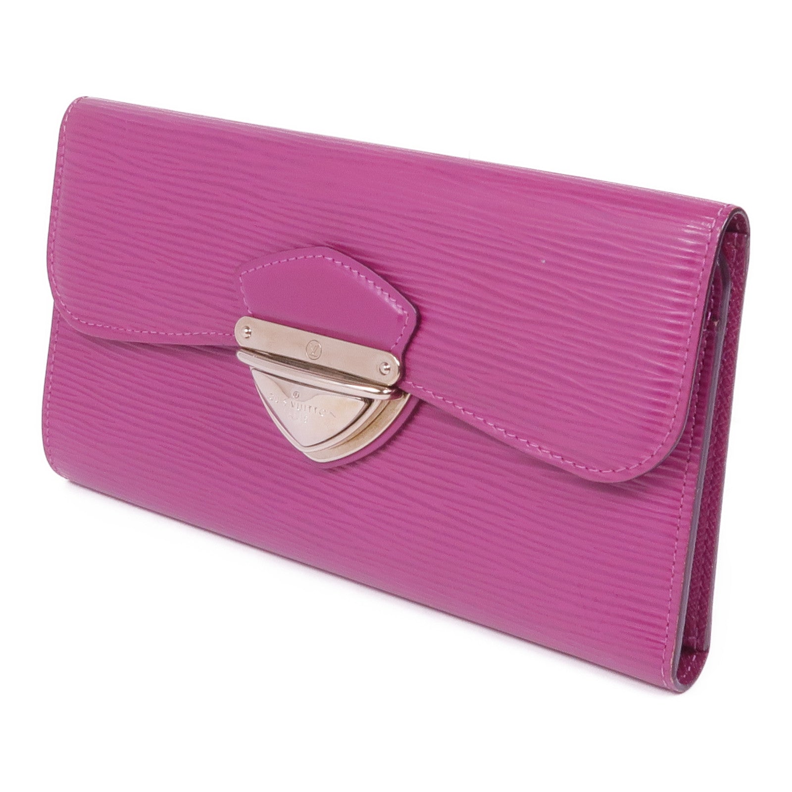 LOUIS VUITTON Epi Grenadine Eugenie銀扣長錢包