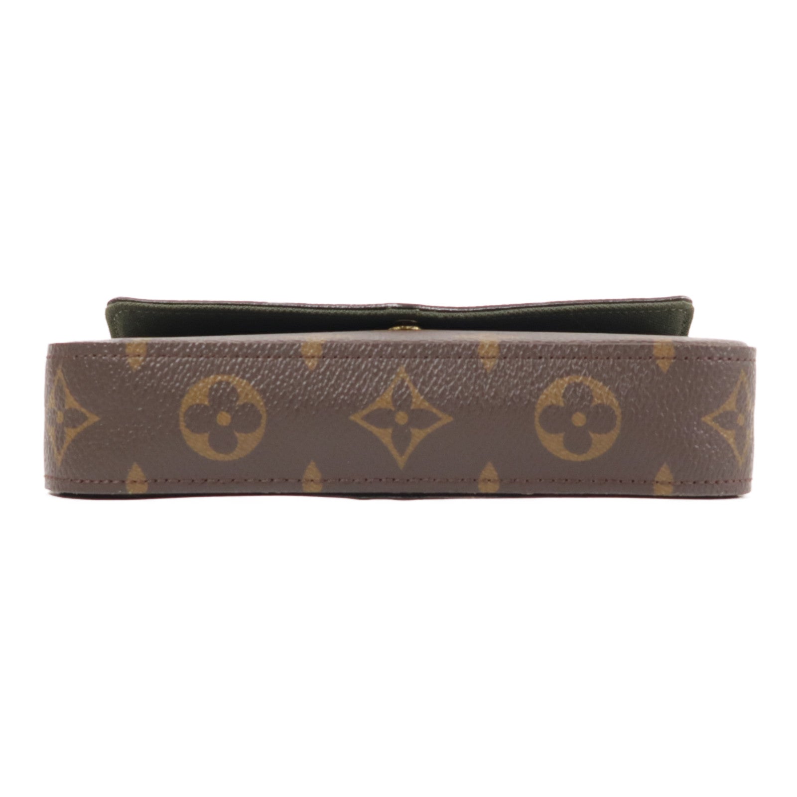 LOUIS VUITTON LV GHW Felicie Strap & Go Shoulder Bag M80091 Monogram Brown