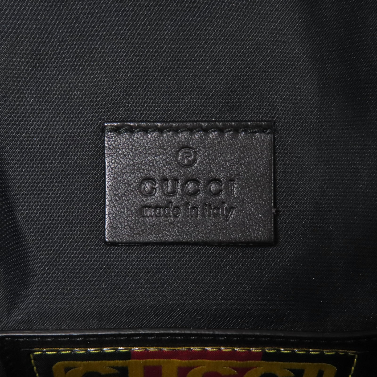 GUCCI 皮革DAPPER DAN腰包