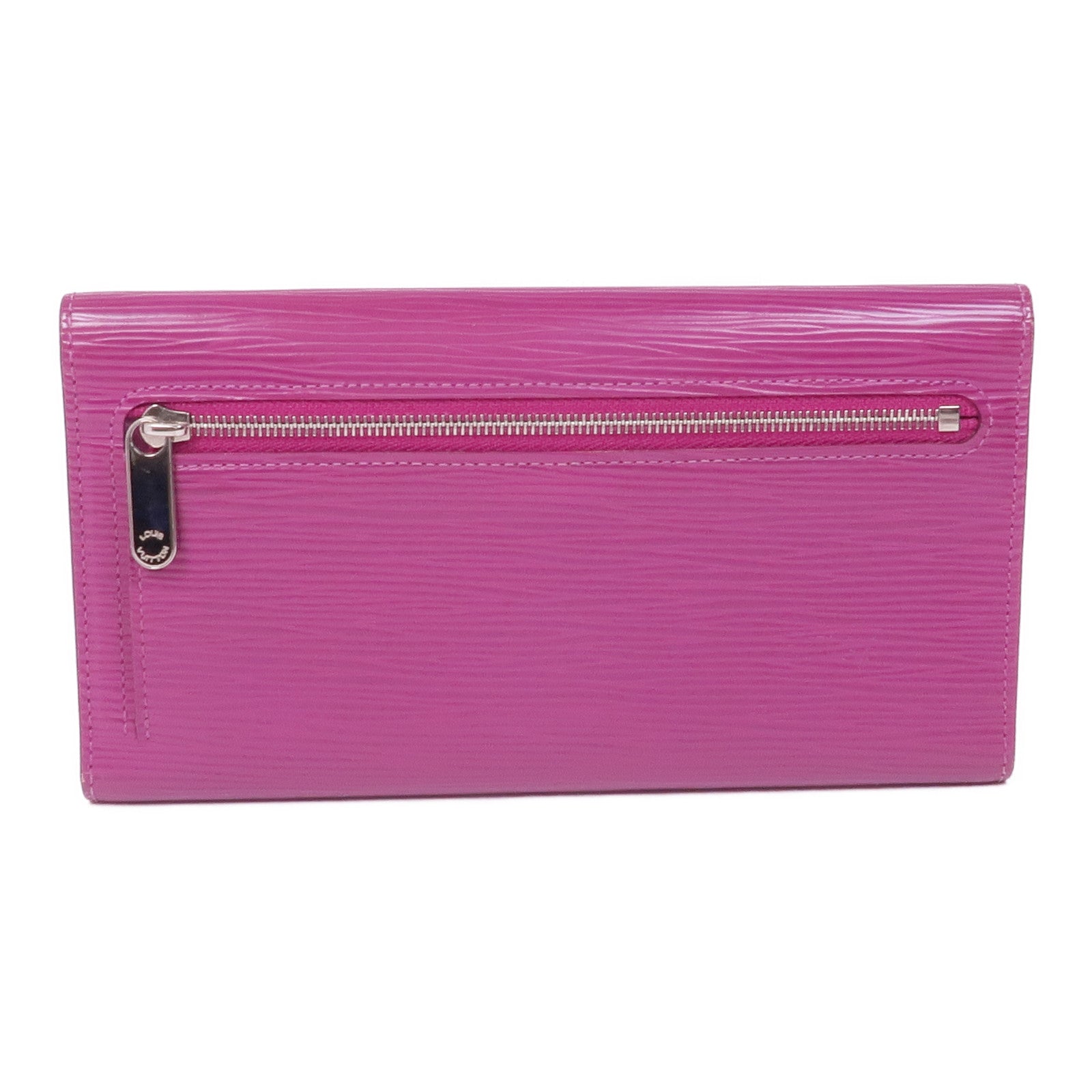 LOUIS VUITTON Epi Grenadine Eugenie銀扣長錢包