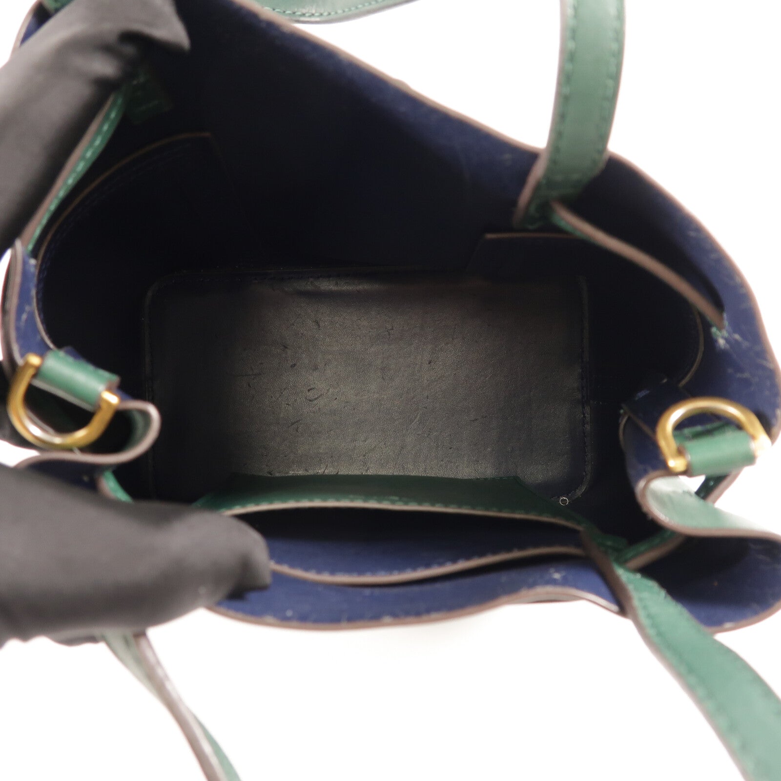 Tory Burch 牛皮皮革Block T Small Bucket Bag手挽肩背兩用袋