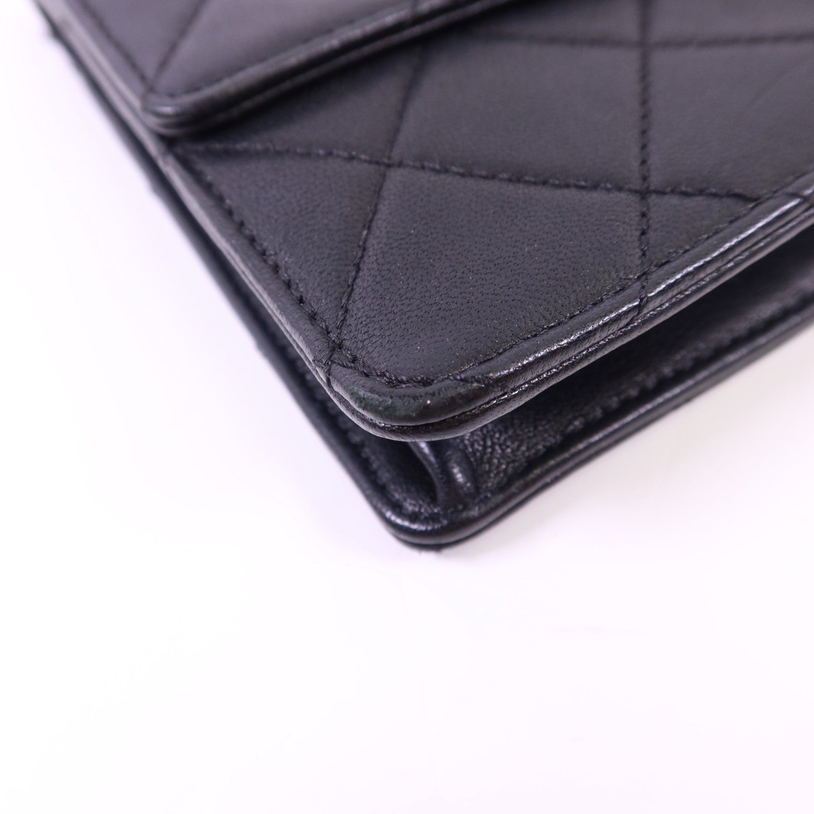 CHANEL 牛皮皮革Shoulder Bag金扣鏈帶肩背袋