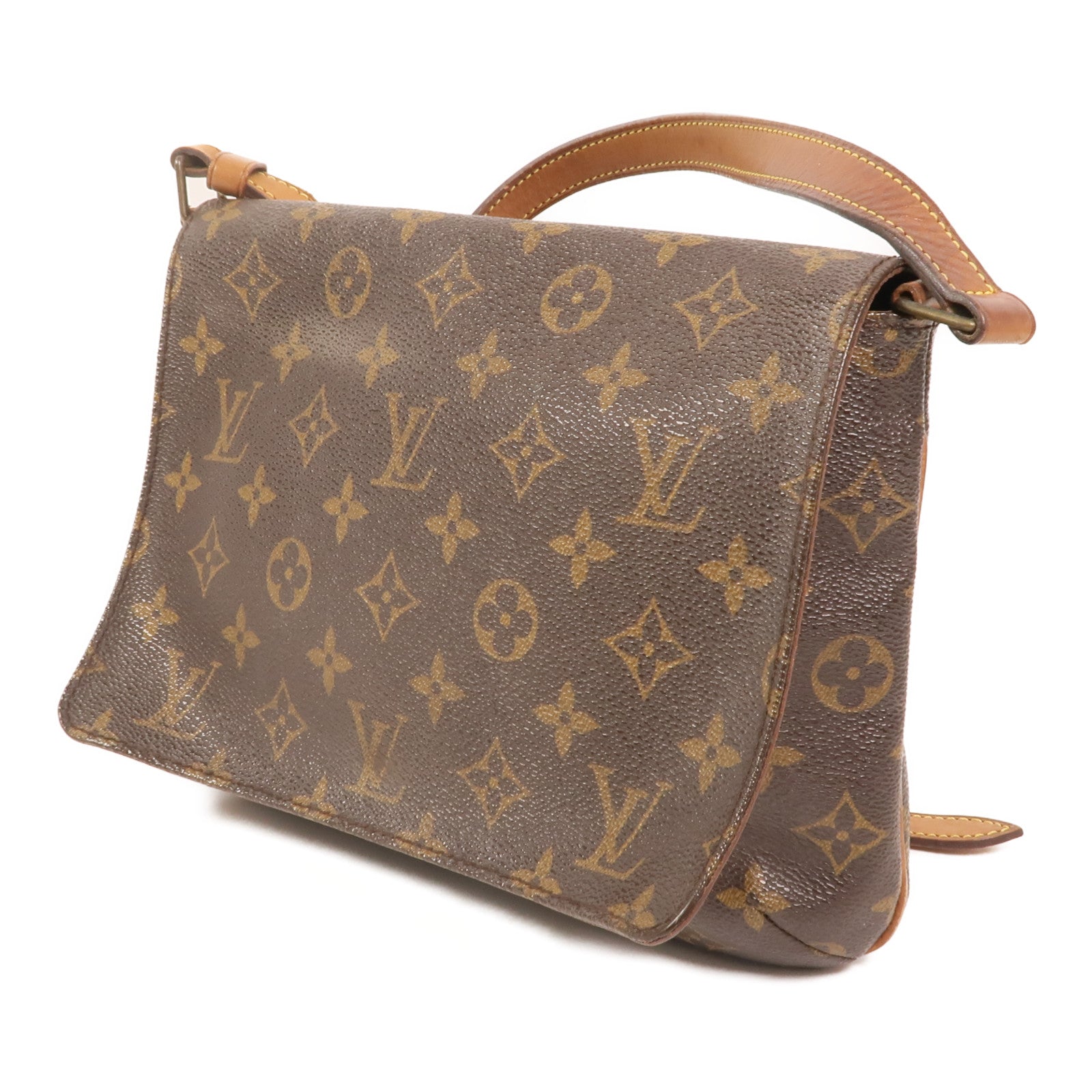 LOUIS VUITTON Monogram Musette Tango金扣肩背袋
