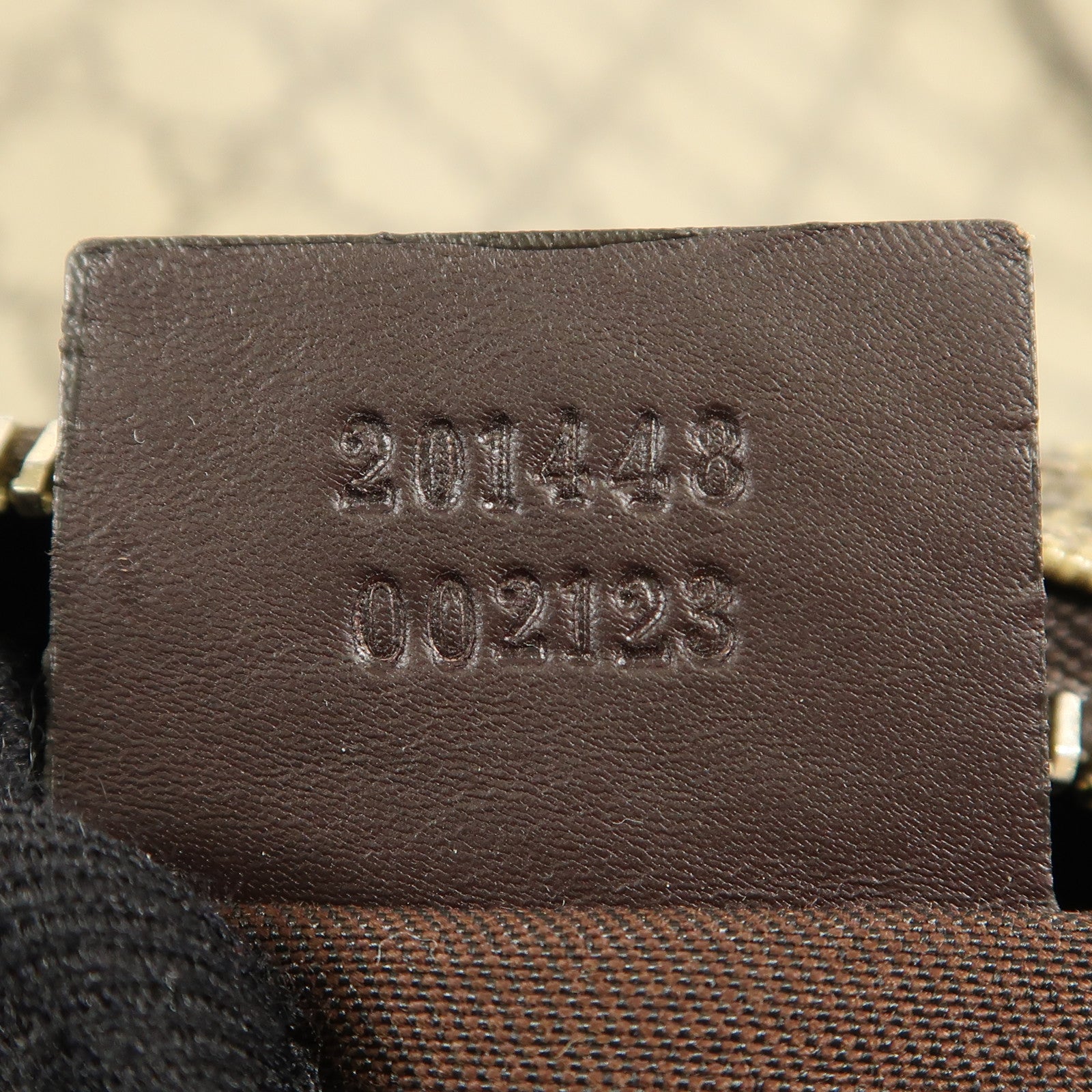 GUCCI 塗層帆布Shoulder Bag金扣肩背袋