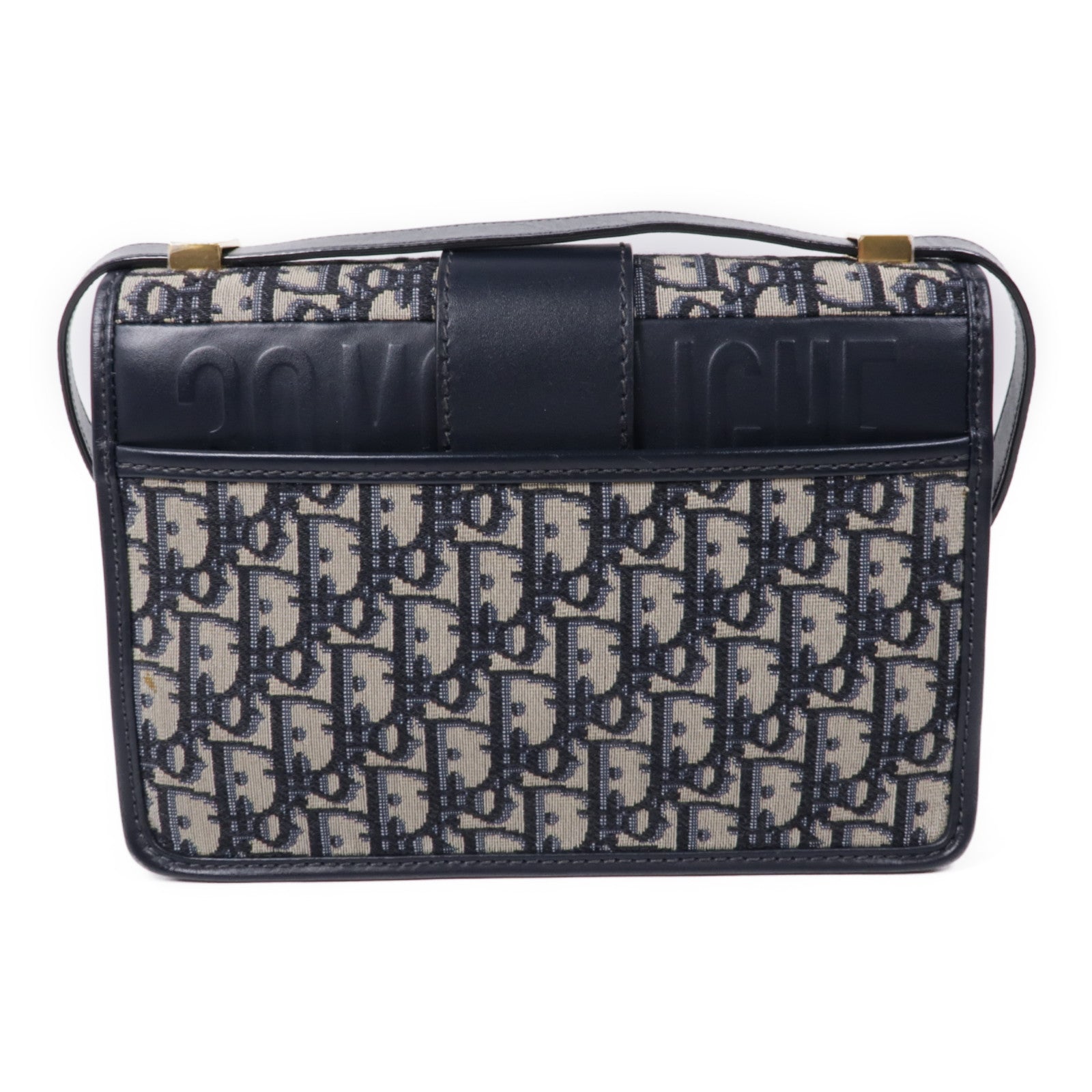 Dior 帆布30 Montaigne金扣肩背袋