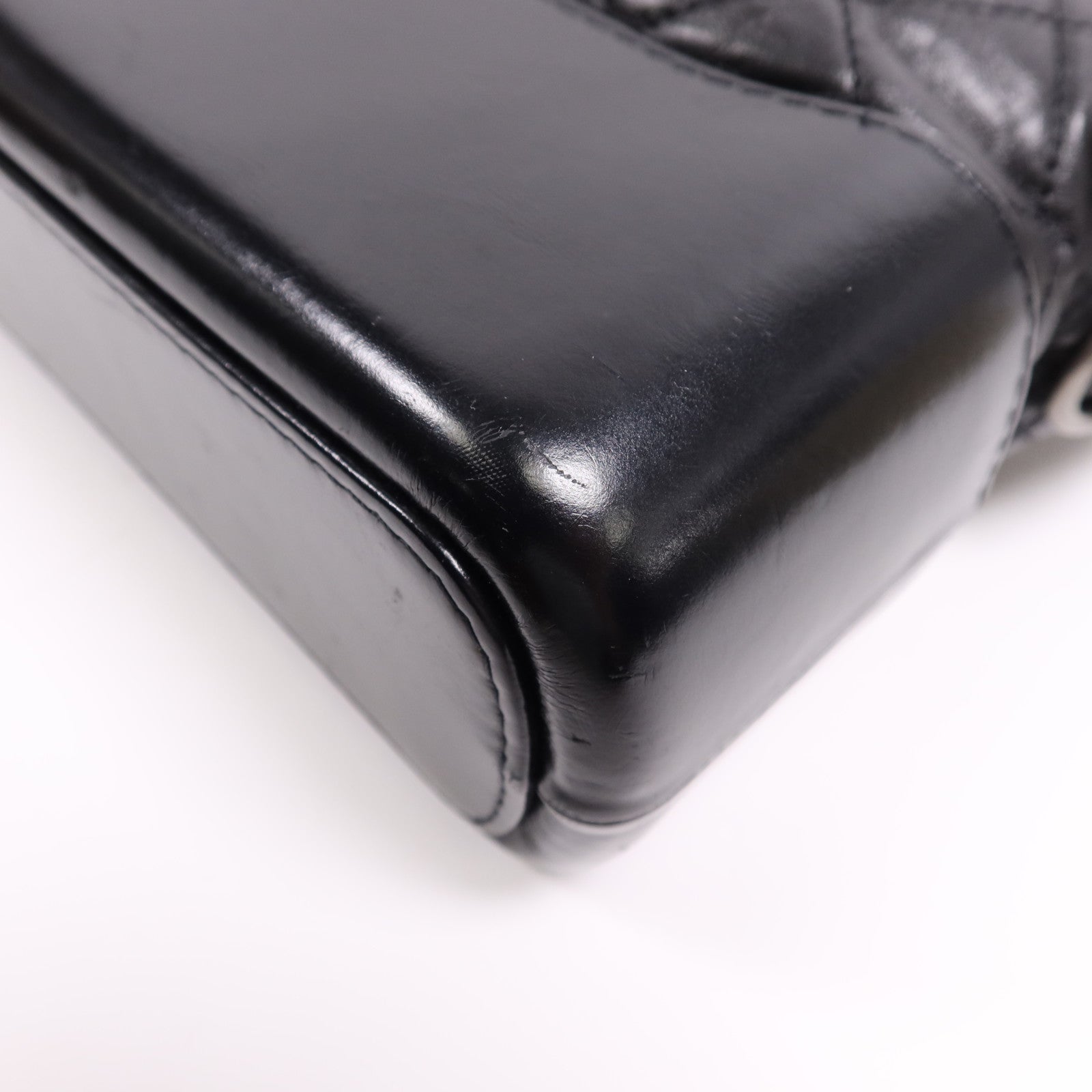 CHANEL 牛皮皮革Gabrielle Medium鏈帶肩背袋