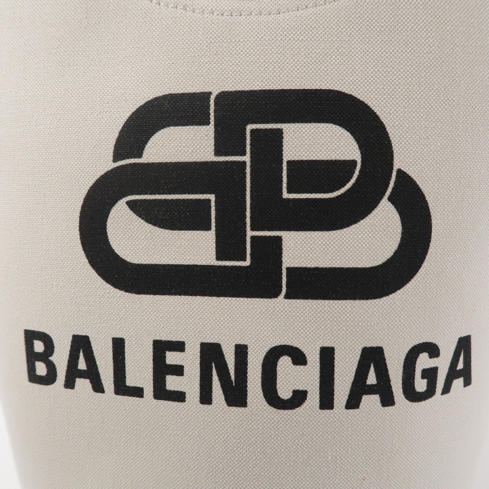 BALENCIAGA 帆布Wave Tote Bag手挽肩背兩用袋