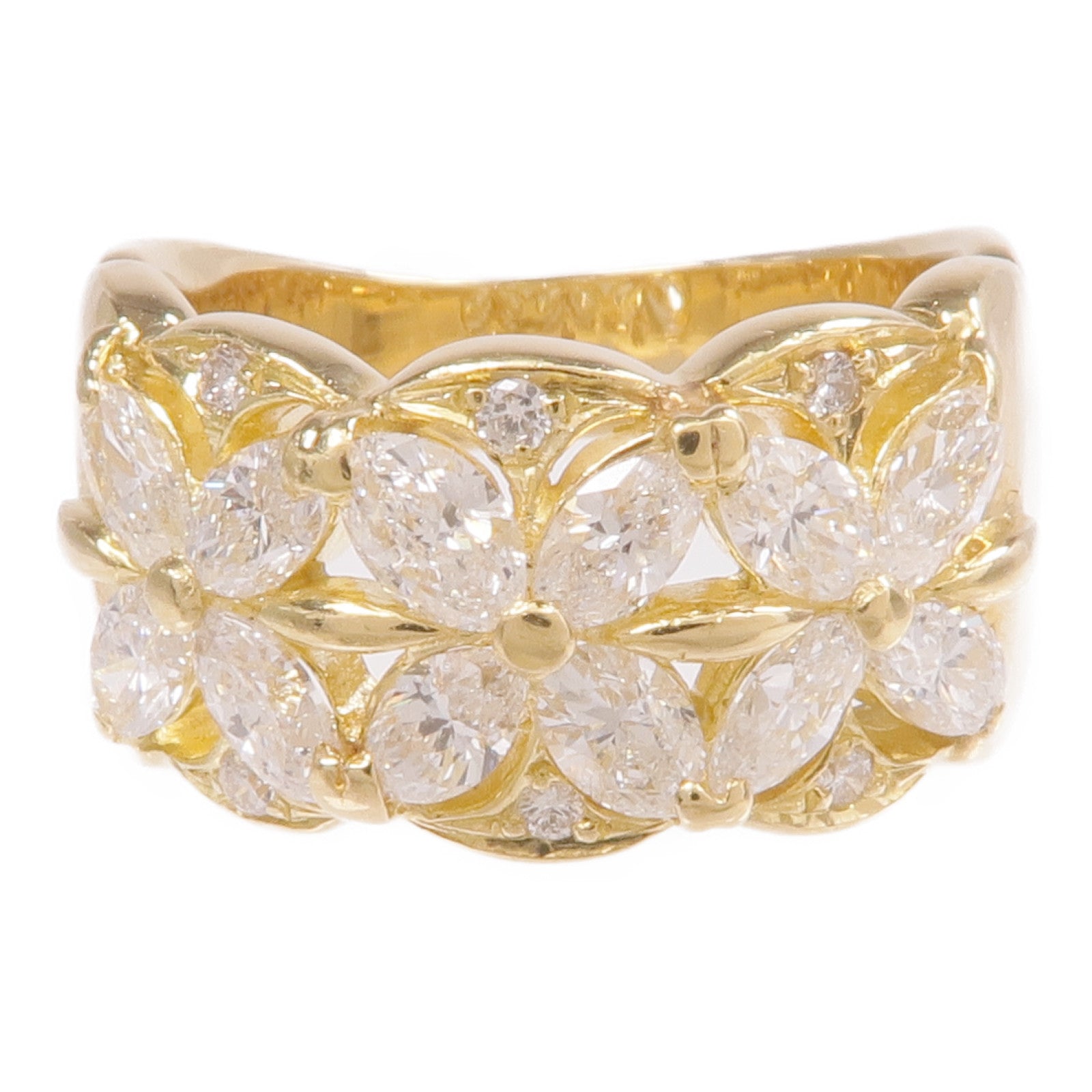 JEWELRY 【激減優惠】18K黃金Diamond Ring鑽石戒指US#6