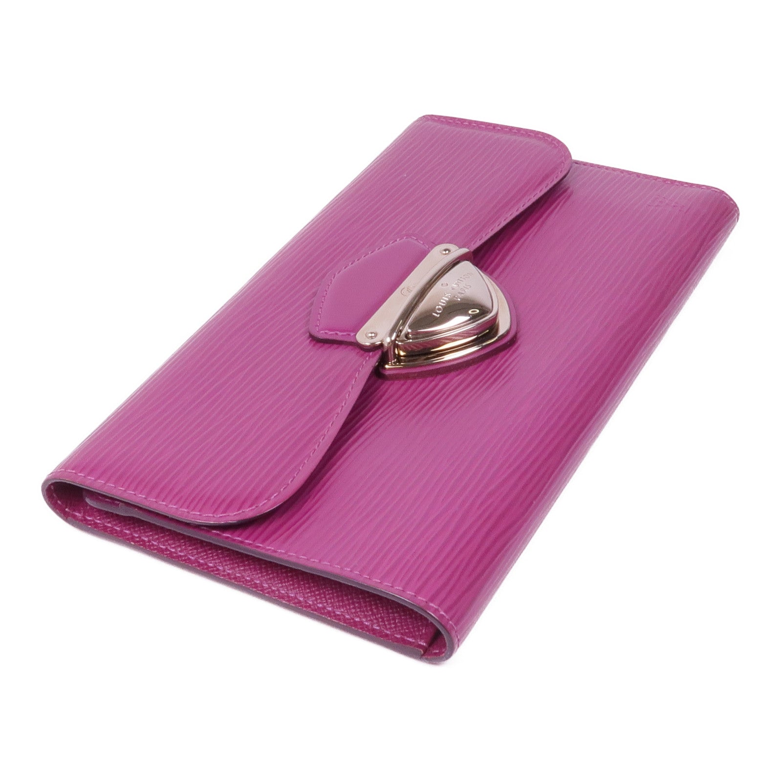 LOUIS VUITTON Epi Grenadine Eugenie銀扣長錢包