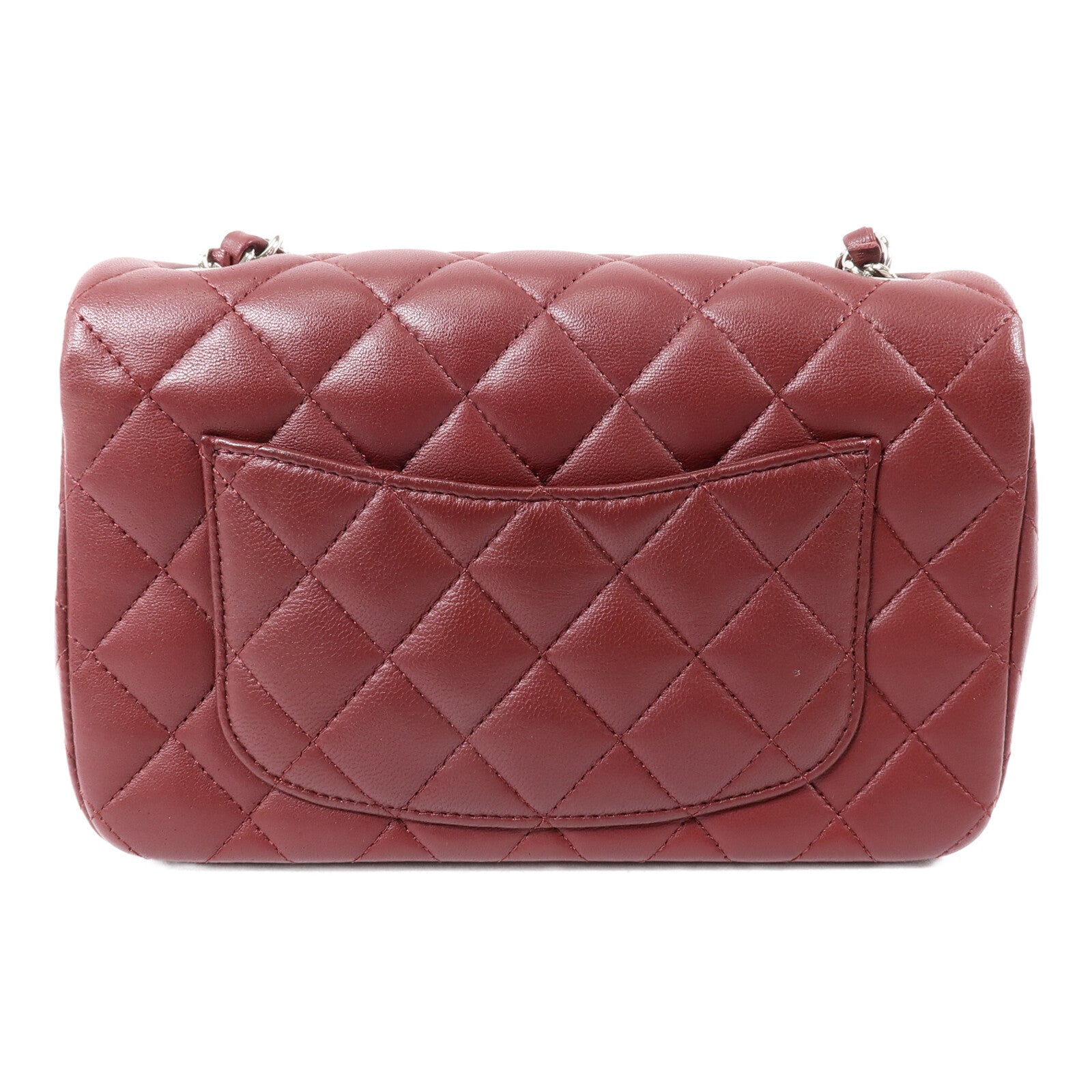 CHANEL 羊皮皮革Mini Classic 20鏈帶肩背袋