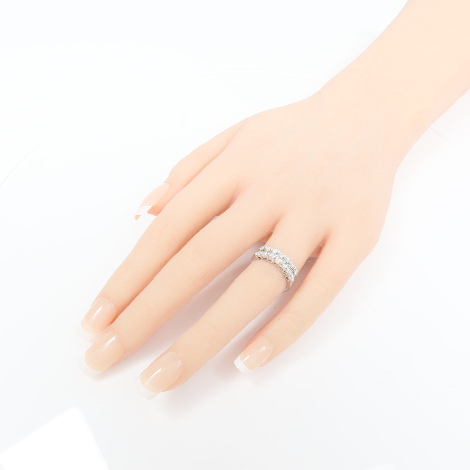 JEWELRY PT900鉑金Diamond Ring鑽石戒指US#4.5