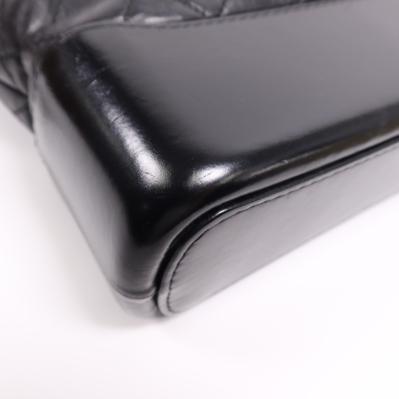 CHANEL 牛皮皮革Gabrielle Medium鏈帶肩背袋