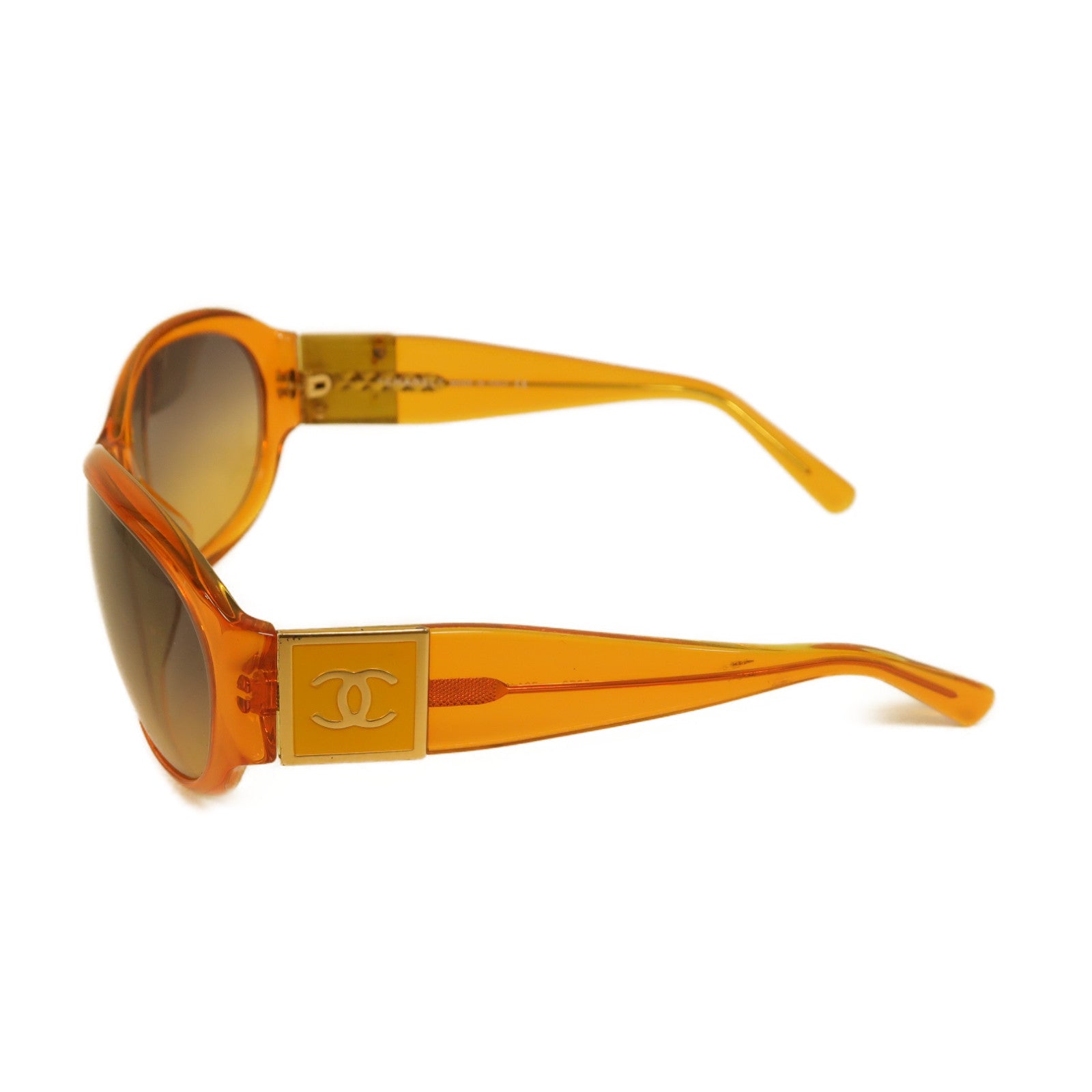 CHANEL 【激減優惠】PVC Sunglasses太陽眼鏡橙色