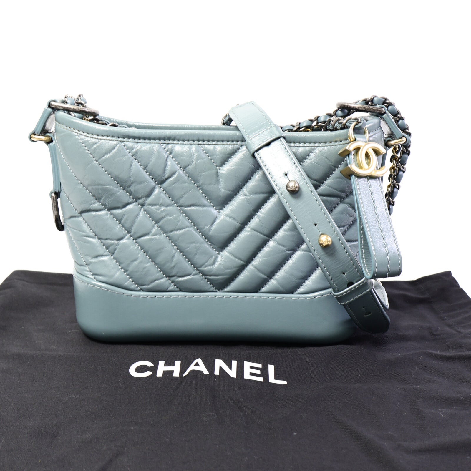 CHANEL 牛皮皮革Gabrielle Small肩背袋