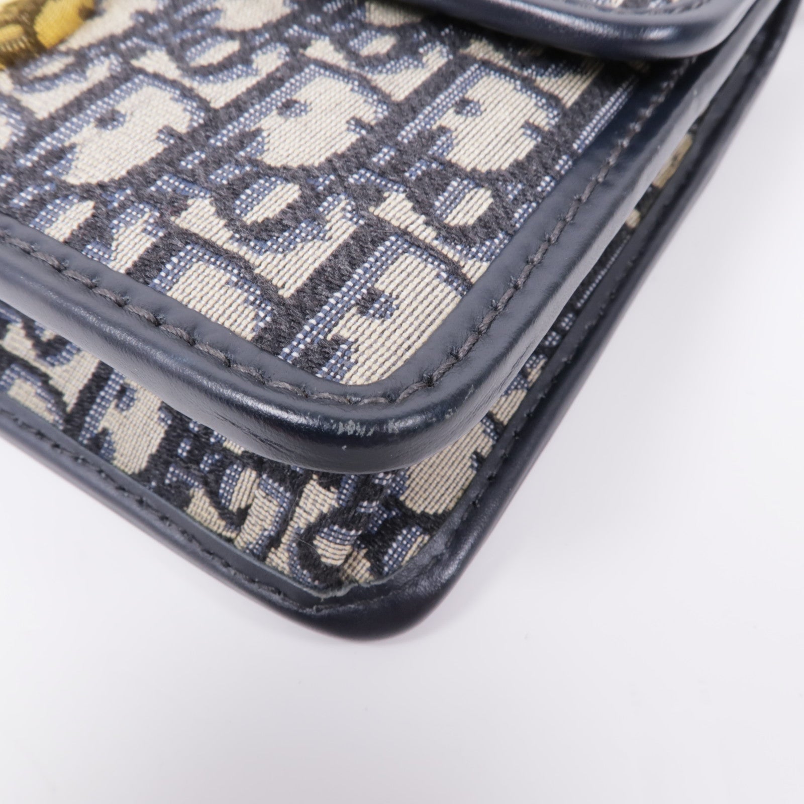 Dior 帆布30 Montaigne金扣肩背袋
